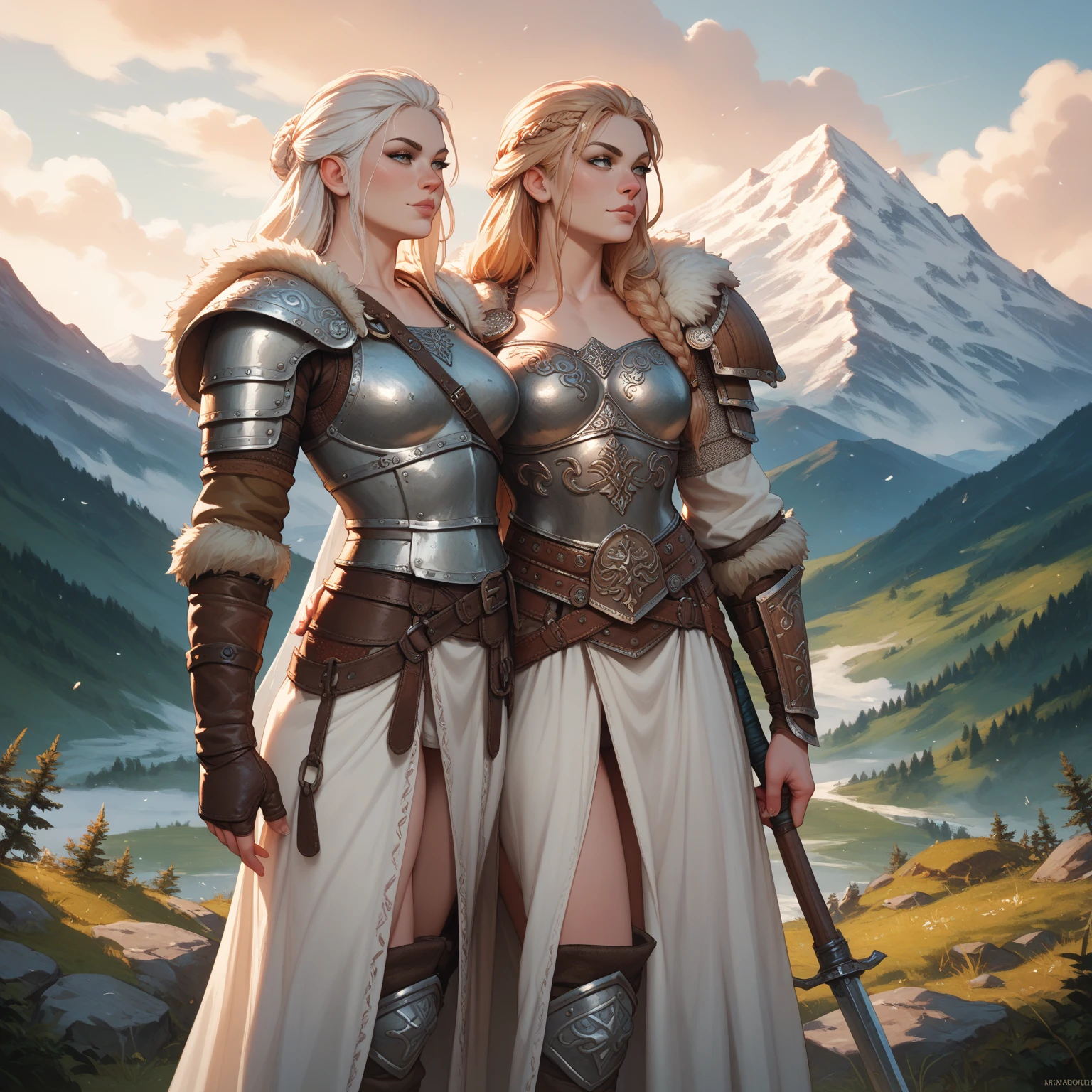 (Best Quality, 8K, Masterpiece: 1.2), Very Detailed Face, Beautiful Detailed Eyes, Beautiful Detailed Lips, Ultra Detailed Big Breasts, Extremely Profiled Breasts, Extreme Detail Description, Vivid and Intense Colors, Vibrant Colors, Bright Magic Aura, Ethereal Lighting, White Haired Woman in Skimpy Outfit Stands in the Snow, Fantasy Art Style, 8K Fantasy Art, Fantasy Woman, Epic Fantasy Art Style, Digital Fantasy Art), Karol Bak UHD, Epic Fantasy Digital Art Style, Beautiful Fantasy Art, 8k Fantasy Art, Fantasy Artwork