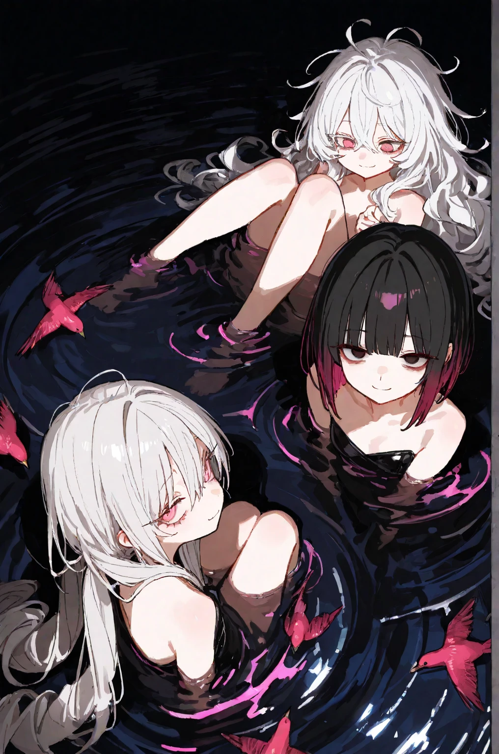 (((nsfw))),(((ultra detailed))),(megami magazine),((((in small Private room)))),((((1 Kindergartener)))),(petite),(((huge breasts))),(((((Nude))))),(((((sitting black sofa))))),((((((open legs)))))),(((((show off nipple))))),(((((spread pussy))))),((((urethra)))),((((pussy juice)))),((((sweat)))),(((((steam))))),(((((armpit))))),(((((hand in own hair))))),((((very long straight hair)))),(((black hair))),((smile)),(happy),surprised,(afterglow),orgasm,tears,((open mouth)),(((((cum on hair))))),(((((excessive cum))))),(((((cum in pussy))))),(((((cum drip))))),((((like facial)))),(((cum on belly)))
