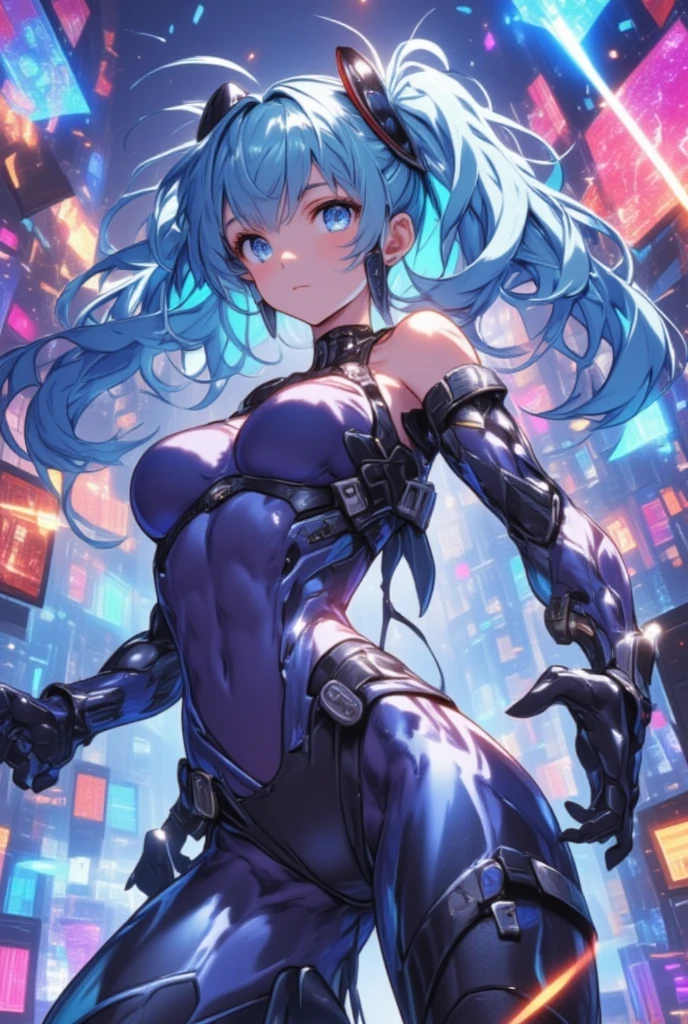 1girl in, ( (digital) ( ), medium breasts, (fril swimsuit, thighs thighs thighs thighs, Detached sleeves)) , Best Quality, marierose,、Hypnorola
Eyes in the sky、1girl in,Emotionless facial expressions,,(Inside a futuristic laboratory facility in the background:1.8)