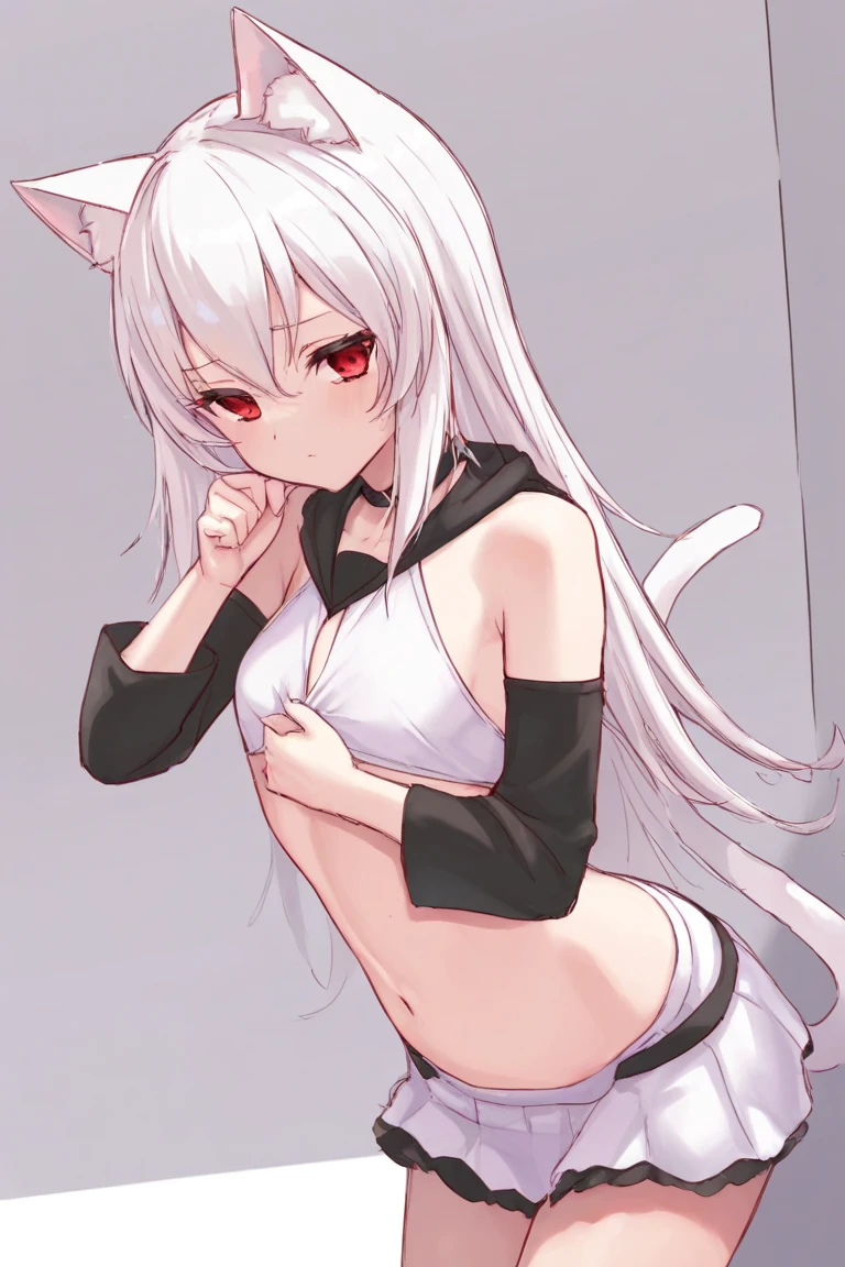 The young girl,White stockings,Animal ear,shy,moaning,hyper HD,tmasterpiece,textur,The skin,hyper-detailing,The whole body，Clear skinny panties,Open legs,Lift your clothes,Open the underwear,anime big breast,The whole face is red,weak,crying,Sexy clothes --auto