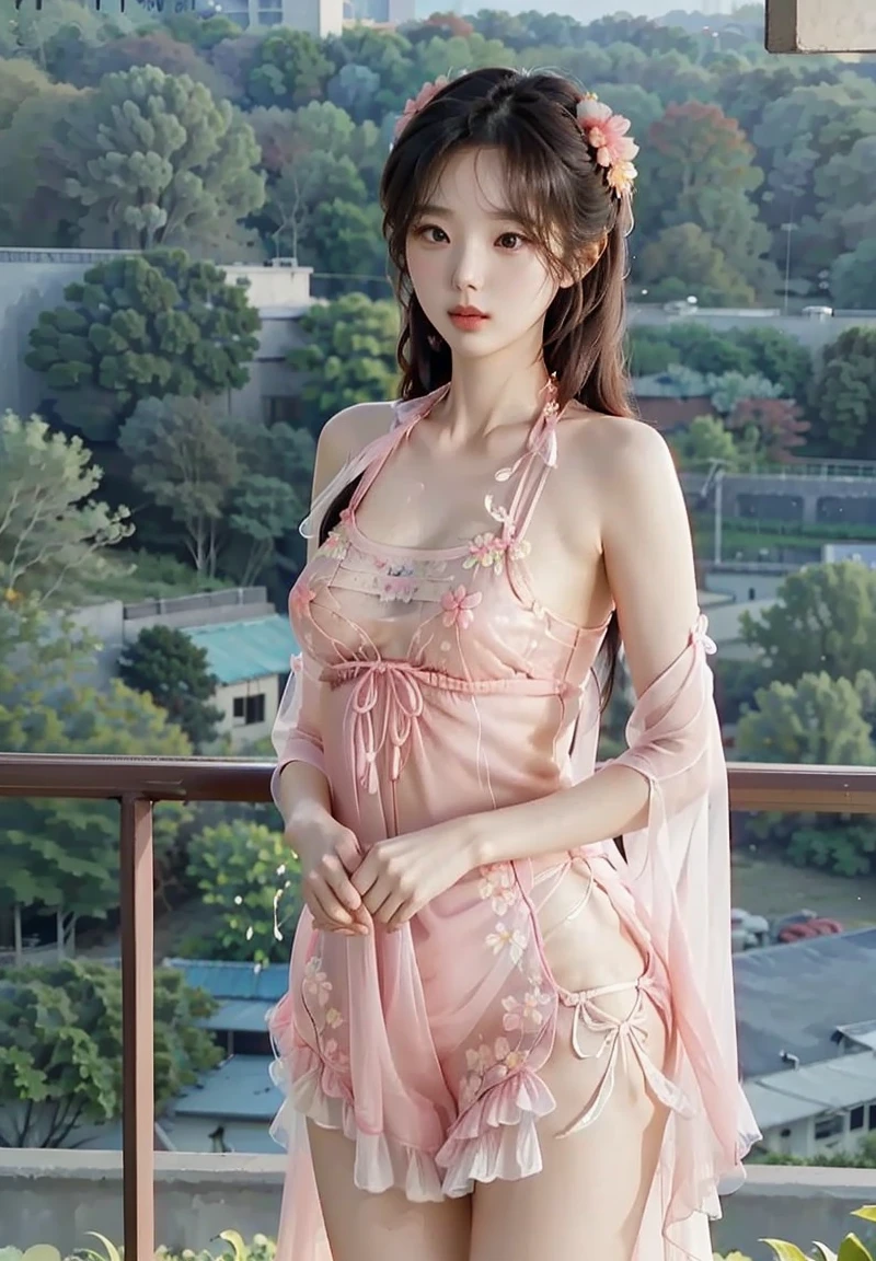 (masterpiece), (top-quality), (blushed face:1.3), (barechested:1.3), (Realistic:1.5), 1 little girl, Embarrassed look, Smile, Very cute girl, Baby face, Clear eyes, Shining eyes, Beautiful skins, ultra-definition, Top resolution, Japan High School Student, Brown hair,