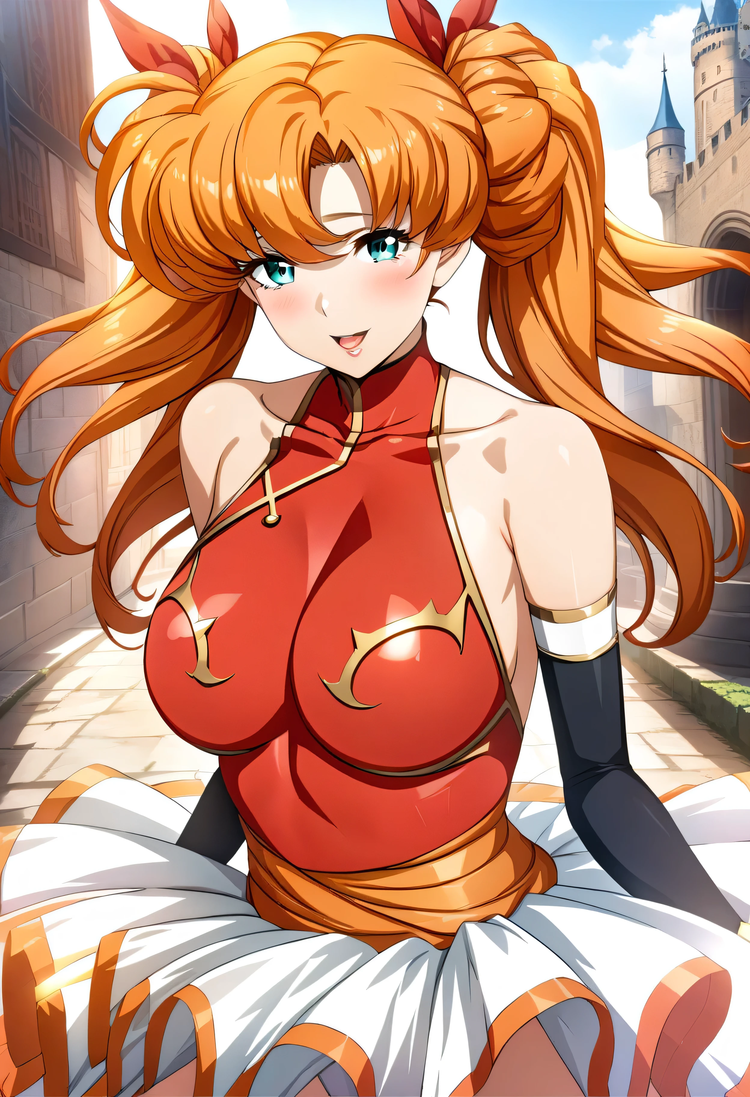 (masutepiece),(Best Quality), Asuka Langley Soryu,Soio、Blue eyes,hair between eye,headware,Interface headset,20yr old、Colossal tits,Orange hair, 、masterpiece、Soio、Big breasts、((Smaller head))、1 female、furisode、shrines、Textured skin、extremely detailed eye and face、beatiful detailed eyes、二重まぶた、huge filesize、(Increase the beauty of skin texture:1.1)、hight resolution、highlydetailed skin、top-quality、8k wallpaper、huge tits in movie lighting,、Persistent stare, Sharp eyes,