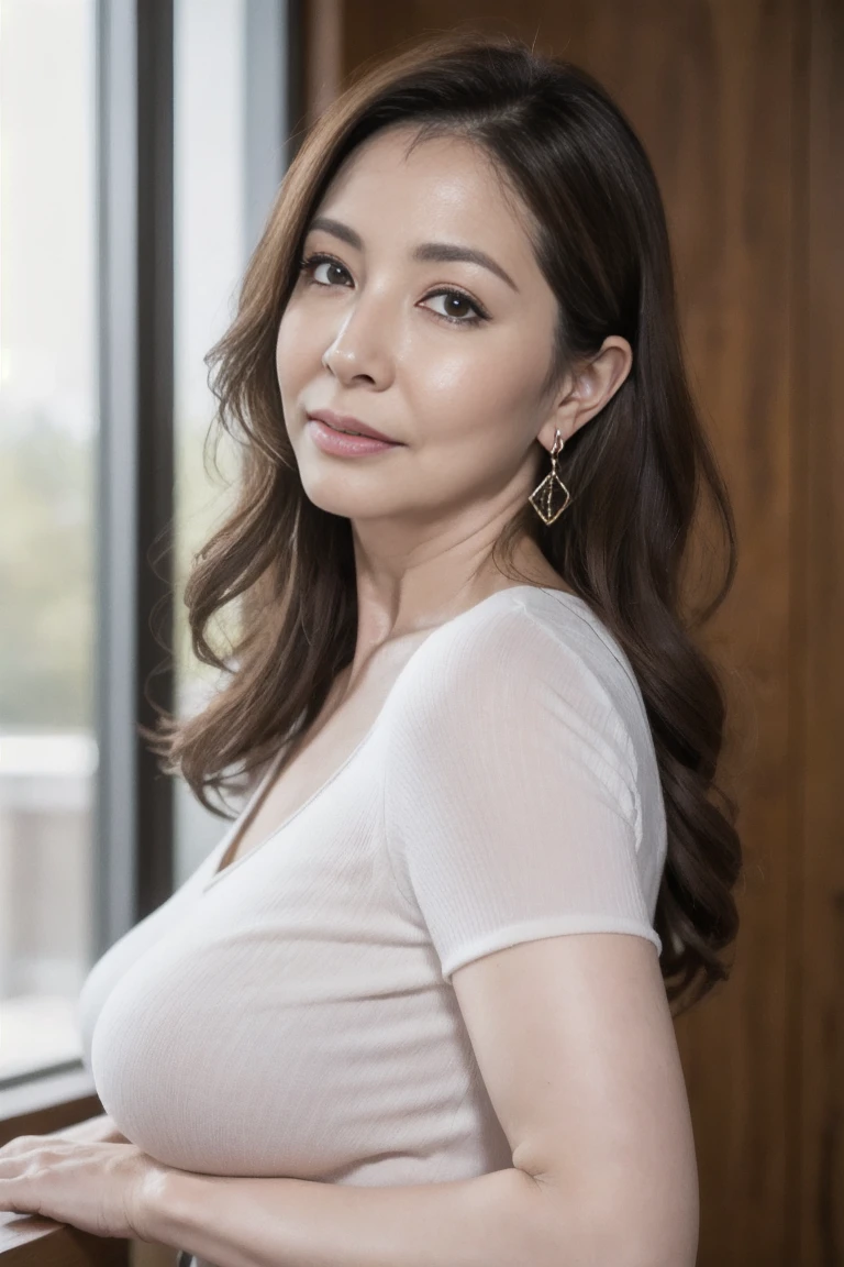 masutepiece, Best Quality, Photorealsitic, super detailed skin, Sharpen, Perfect Anatomy, Anatomy, "japanese mature, 独奏, 98 years old, Longhaire、old body, Large breasts, (thick waist)、Plump body, Keep your mouth tightly closed, Serious look,Mature AV Actress, glamor, A sexy, Fair skin with many wrinkles," erect through, a white bikini, Staring at this, Looking at Viewer