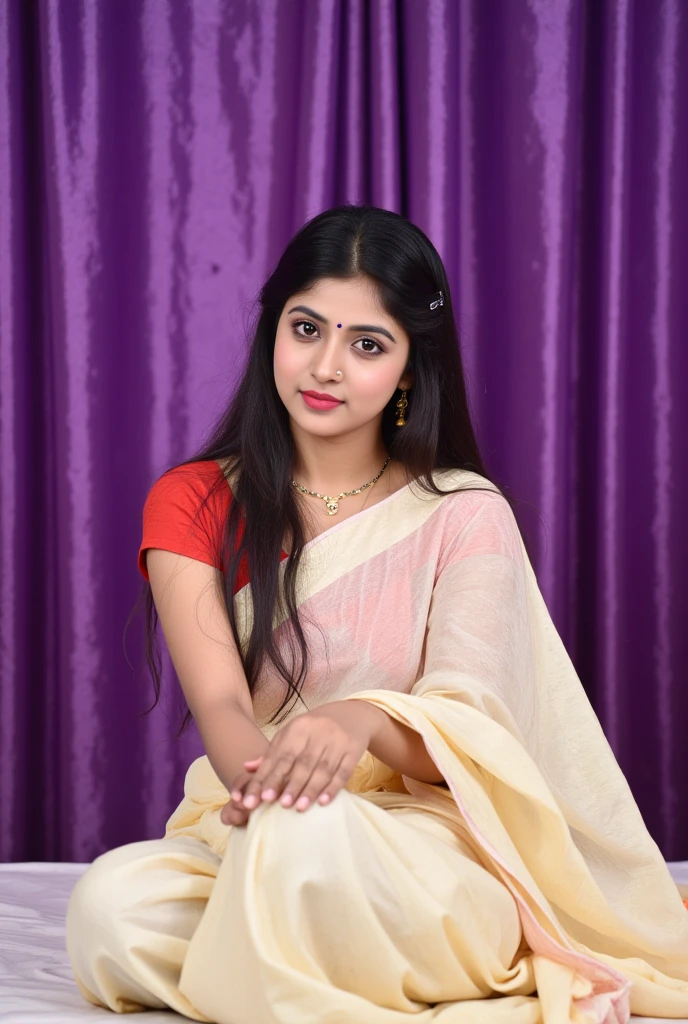 Maintain ultra real white screen original indian face