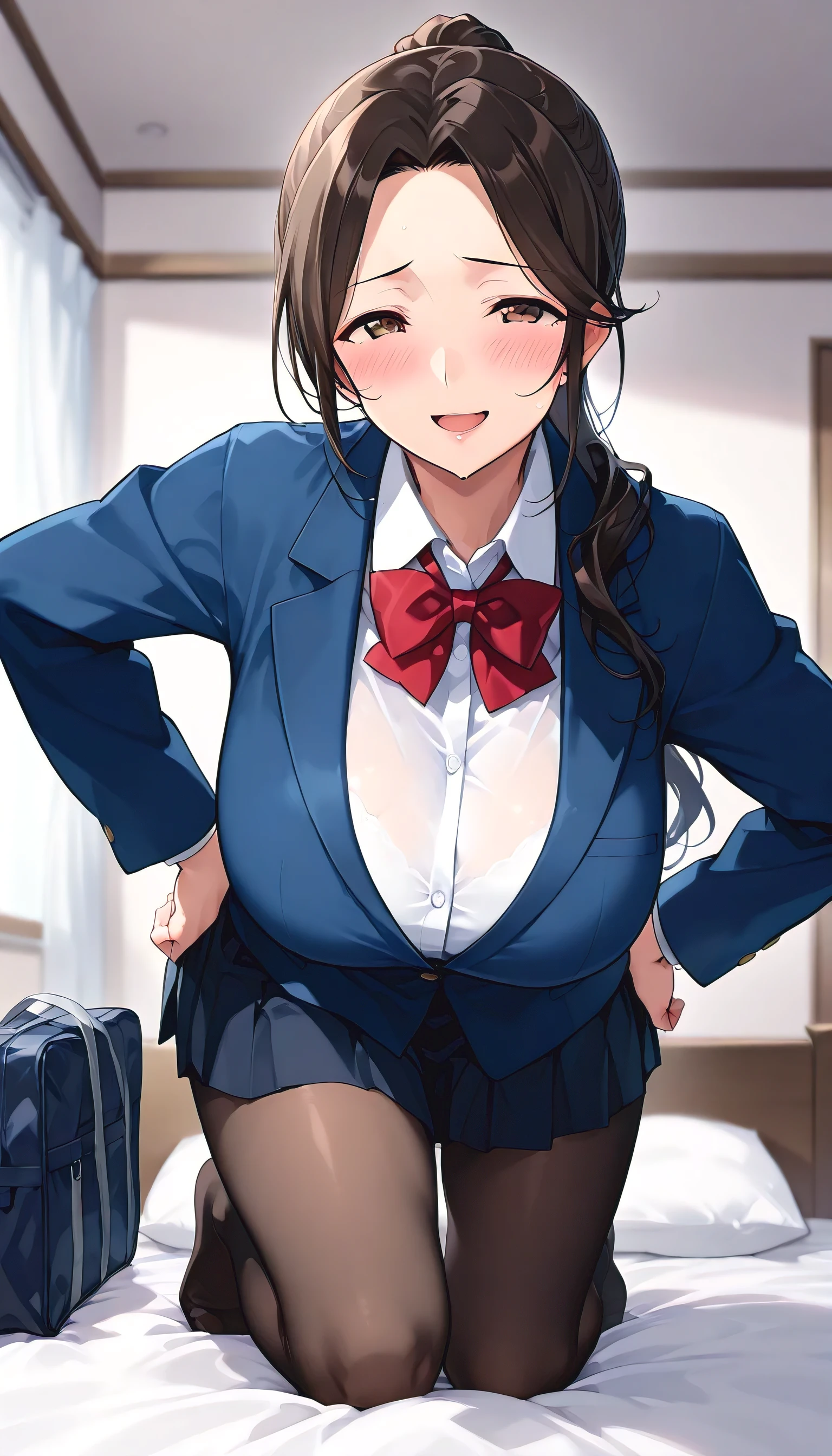 big breasts school uniform Invisibility