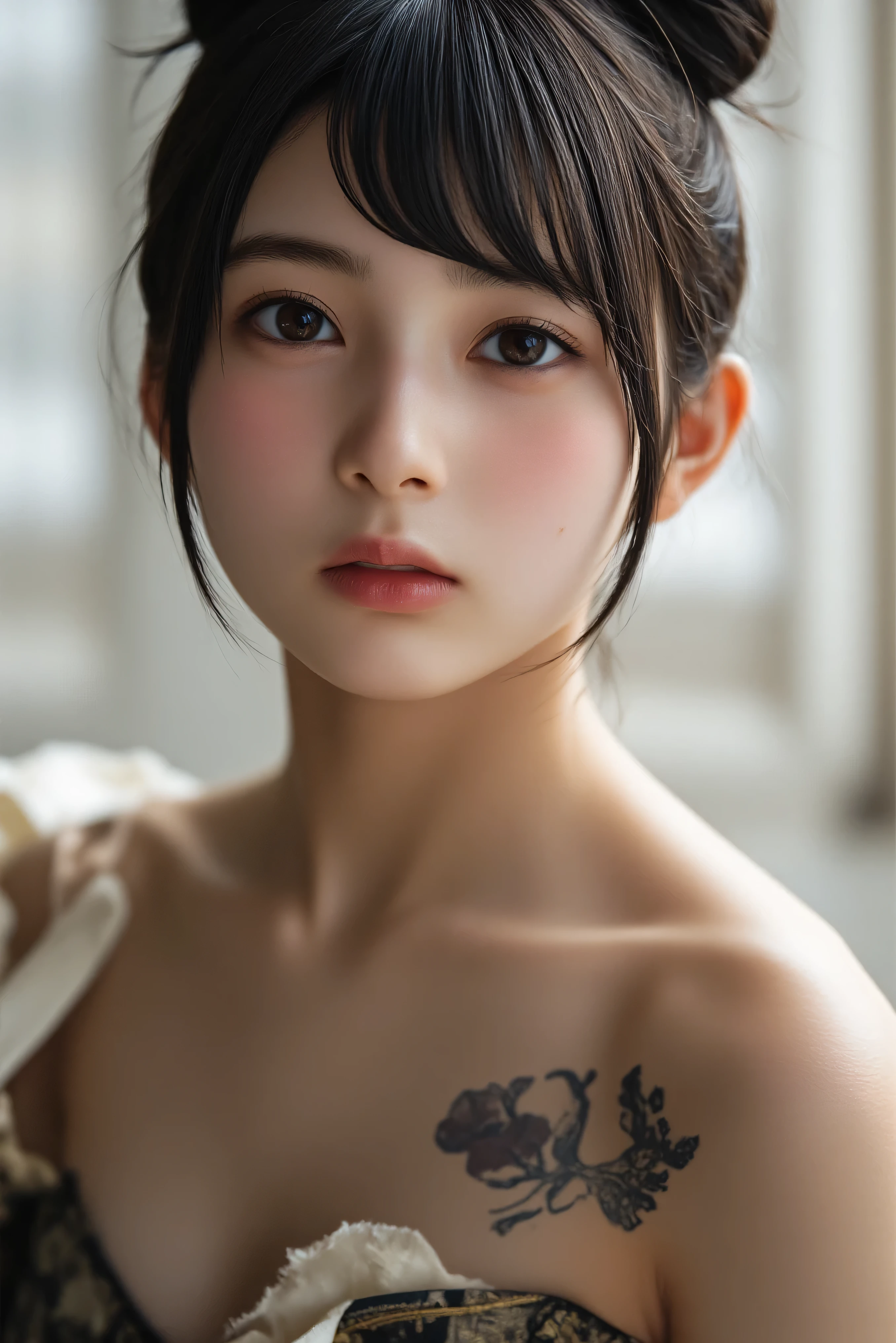 (Browsing Caution:1,4),Mix 4, (8k, RAWphotograph, Highest quality, Tabletop: 1.45), (Realistic, Realistic: 1.37),illumination, night, プロのillumination, photographn mapping, Radio City, Physically Based Rendering, Gradient Brunette, 高品質のphotograph, High resolution, 1080P, (Detailed facial depiction), (Detailed description of the hand), (Delicate CG), Extreme light and shadow, Rich details, (Detailed facial features), (Highest quality), Look in front of you, Highly detailed face, Highly detailed lips,  超High resolution, (truth: 1.4), photograph, 1 Girl, [(sad)],  , Thin limbs, movie, Cool pose, I Cup, Highest qualityな完璧なボディ, photographのような, (1 Girl: 1.3), Perfect balance, (Huge, Perfect breasts, Areola),(Realistic, Realistic:1.37),One Girl, Cowboy Shot,Professional Lighting, Photon Mapping, Radio City, RAWphotograph、(Realistic:1.4)、Octane Rendering、Complex 3D rendering with ultra-detail, Studio Soft Light, Rim Light, Crisp details, Super detailed, Realistic skin texture, detailed aspects, Beautiful details in the eyes, Highly detailed CG Unity 16k wallpaper, Compensate, (Detailed Background:1.2),Highest quality, 超High resolution, Tabletop, One Girl, One Girl,alone, Upper Body,Show Viewer, White Background, Multicolored Hair, Compensate , Lips parted, Black Lips, eyeliner, Gothic, Goth Girl,((Light on the face:1.2)),((movie照明:1.2)),(Photorealism:1.4),((30 piercings in left ear)),((necklace)),((A woman who is always smiling)),((nightのプールサイド:1.4)),((Facial lighting:1.1)),((Upper Body:1.2)),((Delicately draw the face:1.2)),((Multicolored Hairの色:1.1)),((Pixie Cut:1.4)),(((Completely naked))),(((nsfw))),((Small breasts:1.4))