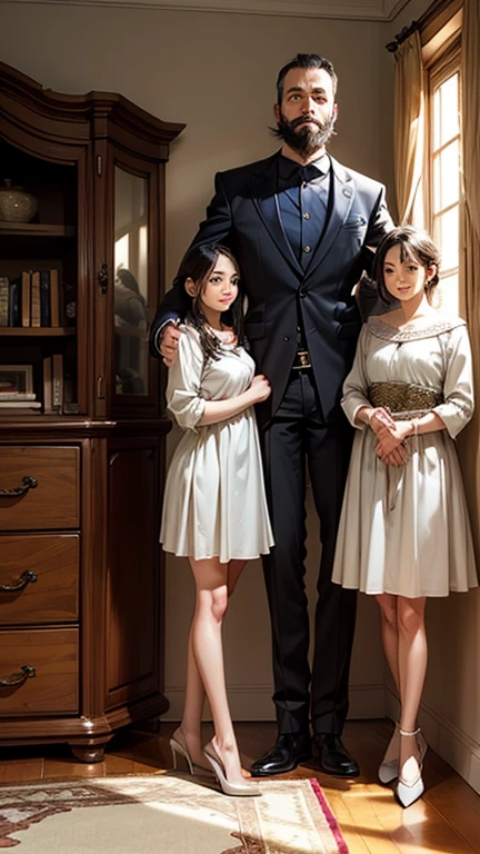 A rich man had three daughter