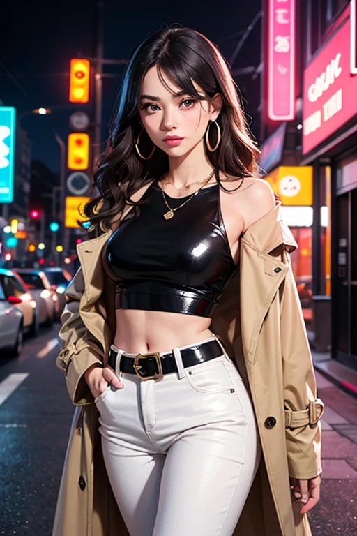 standing, (looking at viewer), cute face, diamond face shape, (((Masterpiece))), garage, cars, (((Best Quality: 1.4))), ((Super Detail: 1.4)), gorgeous exotic features, amber neon eyes:1.5, long black hair, hyper detailed face features, expressivo face, detailed textures, blue skintone, natural skin shader, volumetrics, warm undertones under her skin, ultra High resolution, pair skin, korean, black hair, cute face, (full show perfect body), so huge rounded breasts, race jacket, sunglasses, 8k, anatomically correct, (dynamic lighting)