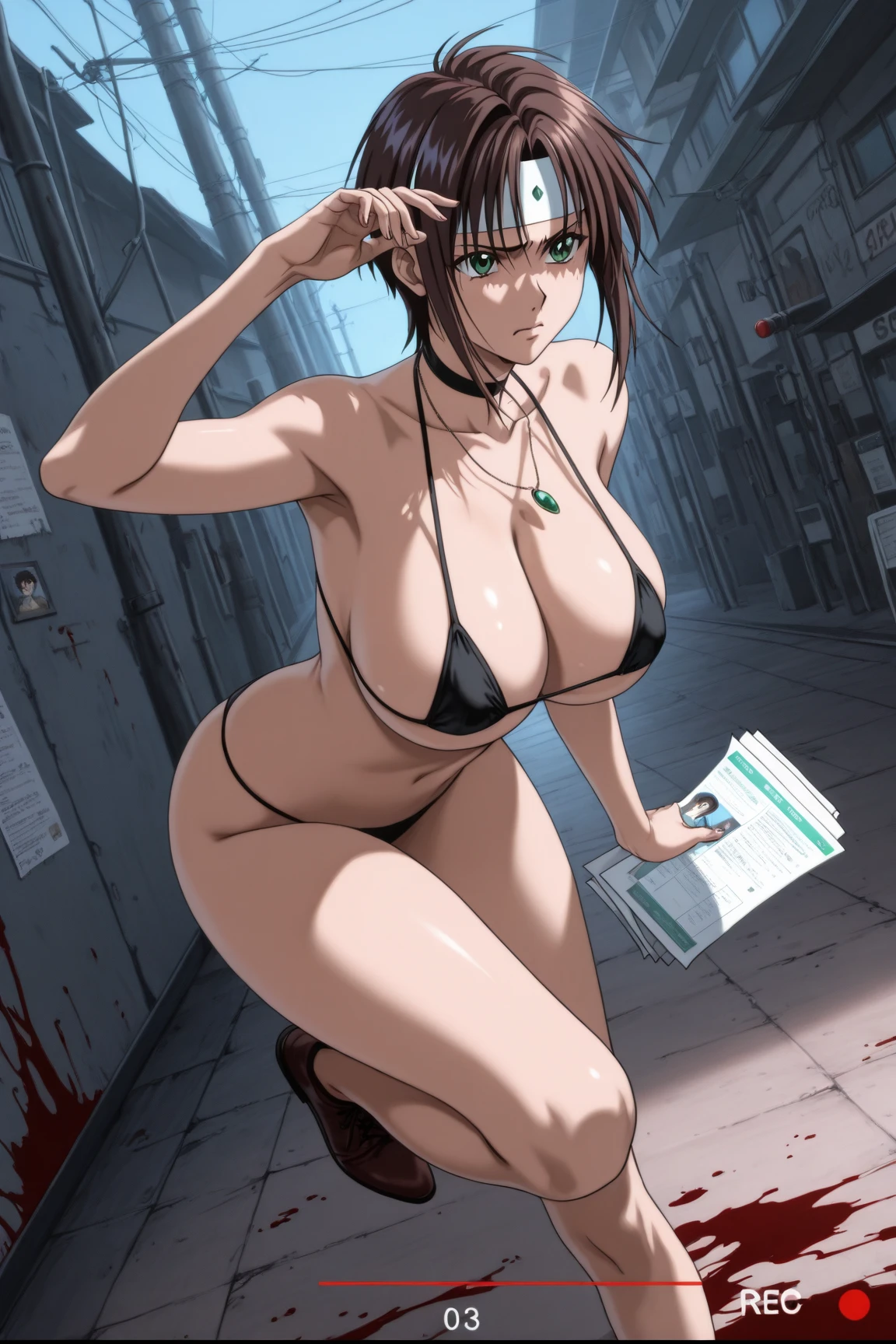 UHD, retina, ccurate, anatomically correct, super detail, high details, high quality, best quality, HD, 4K, {{{mkm1, short hair}}}, brown eyes ,  collarbone,( medium breasts ,topless ,pussy ),heart shaped pupils, open mouth ,love juice, pussy juice stain,vagina ,nipple , squatting,public, (photographers:1.0), 1girl, street, depth of field, foreground,, masterpiece, best quality, highly detailed, spread pussy ,{ open vagina} , (clitoris), medium breasts, pussy, indoors,