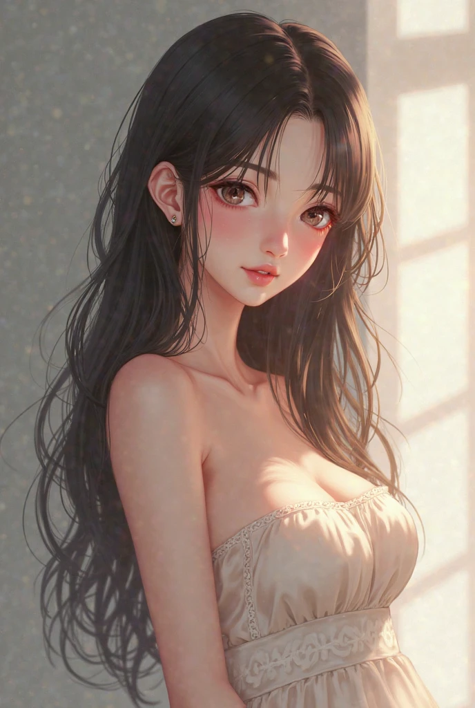 Busty ,cute japanese girl,