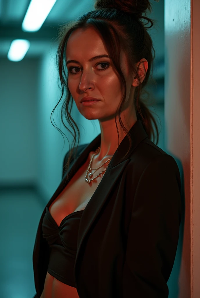 <lora:Julia_Parshoota_v2:0.85> a young woman in the style of nocturne, dreamy atmosphere, dark cyan and red, i can't believe how beautiful this is, serene atmosphere, piles/stacks, flickering light, epic realistic, broken old boat in big storm, illustrated by herg, style of tin tin comics, pen and ink,art by greg rutkowski and artgerm, soft cinematic light, (depth of field:1.4), faded, (neutral colors:1.2), (muted colors:1.2), (artstation:1.4), cinematic, warm lights, dramatic light, complex background, (rutkowski:0.66), (teal and orange:0.4), hdr, (intricate details, hyperdetailed:1.15) (skin texture:1.2)