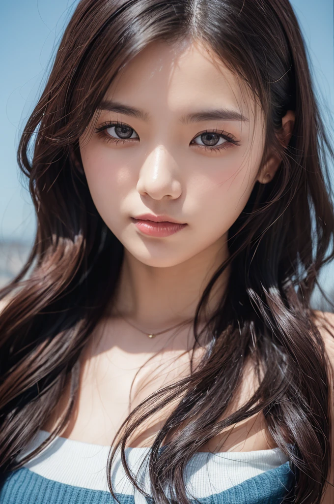 最高qualityのディテール:1.2, Realistic, 8K Ultra HD, High resolution, One Girl:1.2, The 超detailedな, 高qualityのテクスチャ, Intricate details, detailed, 非常にdetailedなCG, 高qualityの影, detailed 美しく繊細な顔, detailed 美しく繊細な目, Depth of written boundary, Ray Tracing, 20th Generation, Cute K-Pop Girls, The Face of Ulzan in Korea:1.1, Narrow Face, Urzan-6500-v1.1:0.6, Pure Eros Face_v1, Glow Eyes, cheek, Glossy Lips, Perfect body, choker、Cleavage、 Brown Hair、ponytail:1.1, street, particle, View the viewer, Photorealistic:1.4, 超detailedな, Photo Real, 4K 8K Ultra HD Full Color RAW Photos, Fujifilm(Medium format:1.2), Hasselblad:1.2, Carl Zeiss:1.1, Incredible dynamic range photography(utility_art：Smoose-768:1.1), High resolution, High pixel count, 明確なdetailed, Clear images, Natural color reproduction, Noise Reduction, High fidelity, quality, Software Improvements, Upscaling, Optimized Algorithms, Professional-level retouching、((Shibuya Ward, Tokyo))、On the way to shopping、((Stylish and Design-Forward Clothing))、Graphic T-shirts: artとロゴ、アニメキャラクターがプリントされたGraphic T-shirtsが流行.、Use for unique styling