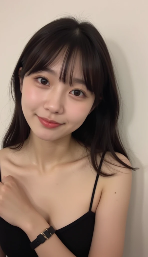 (Highest quality、In 8K、masterpiece、Delicate illustrations、Upper Body:1.5),(she、濃いピンクと白の光沢のある未来的なネバネバMucous membranes,Mucusセラピスト水着を着ています.:1.5)、((Young、young、((Cute little junior high school student))、Sentai Heroine:1.4))、Plump body:1.3、Black Hair、Bobcut、smile、Dynamic pose:1.3、Bedroom、Browsing Caution:1.5, smile、On the mat、Show off your breasts:1.3、Place your hands behind your head:1.3、((Mucous membranes,Mucus,lotion:1.4))、((Netorare: 1.4)), ((big nose ring)),curvy,、(Bursting breasts:1.1)、((Disproportionate breasts、Biggest perfect breasts: 1.4))、