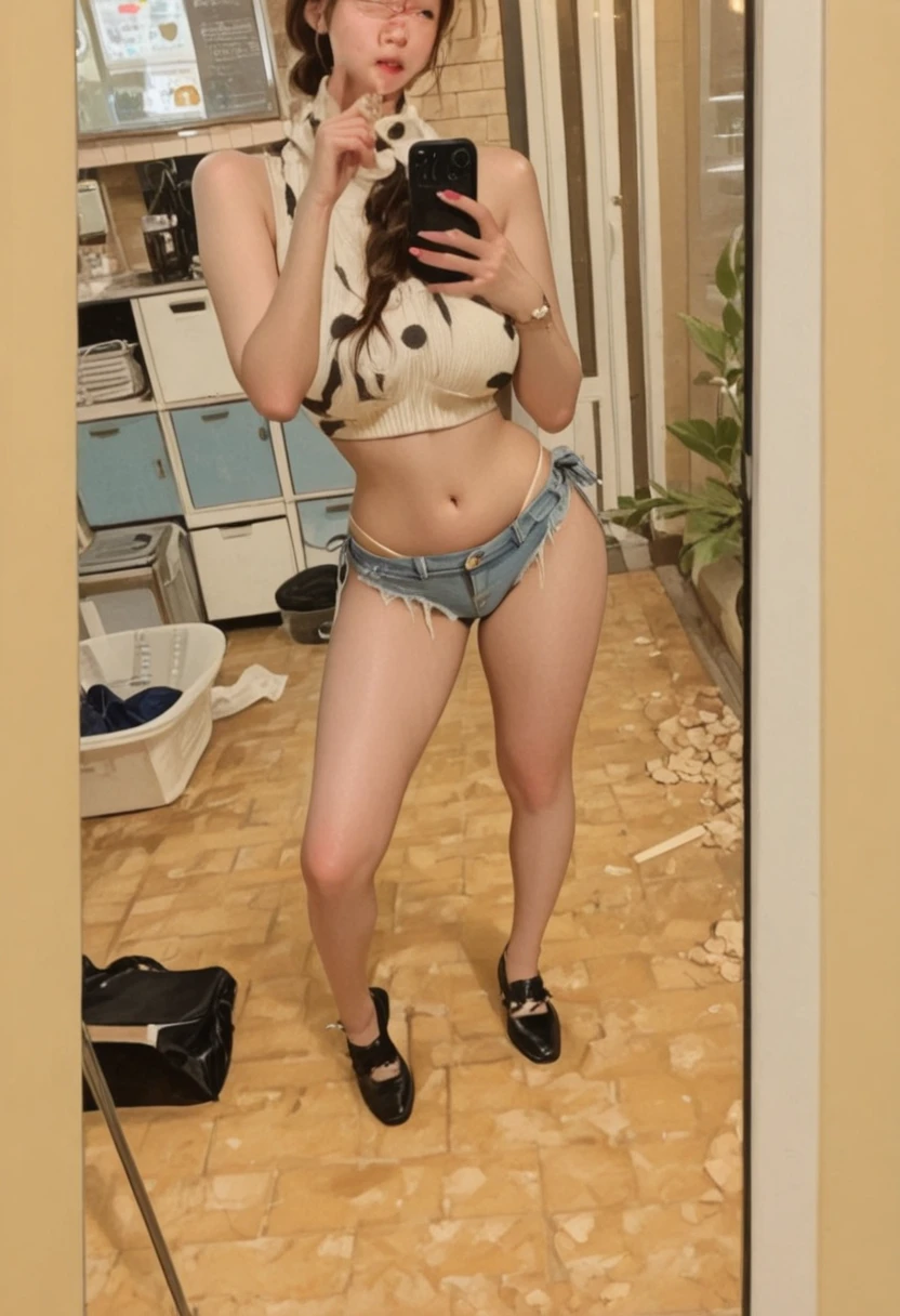 araffe de moletom branco e short laranja tirando uma selfie, Violeta Myers, Bella Poarca, 1614572159, tirada em 2 0 2 0, tiro do lado, o extremamente quente e sexy, beleza de cair o queixo, 2 modelo feminino de 4 anos, cerveja madison como leeloo