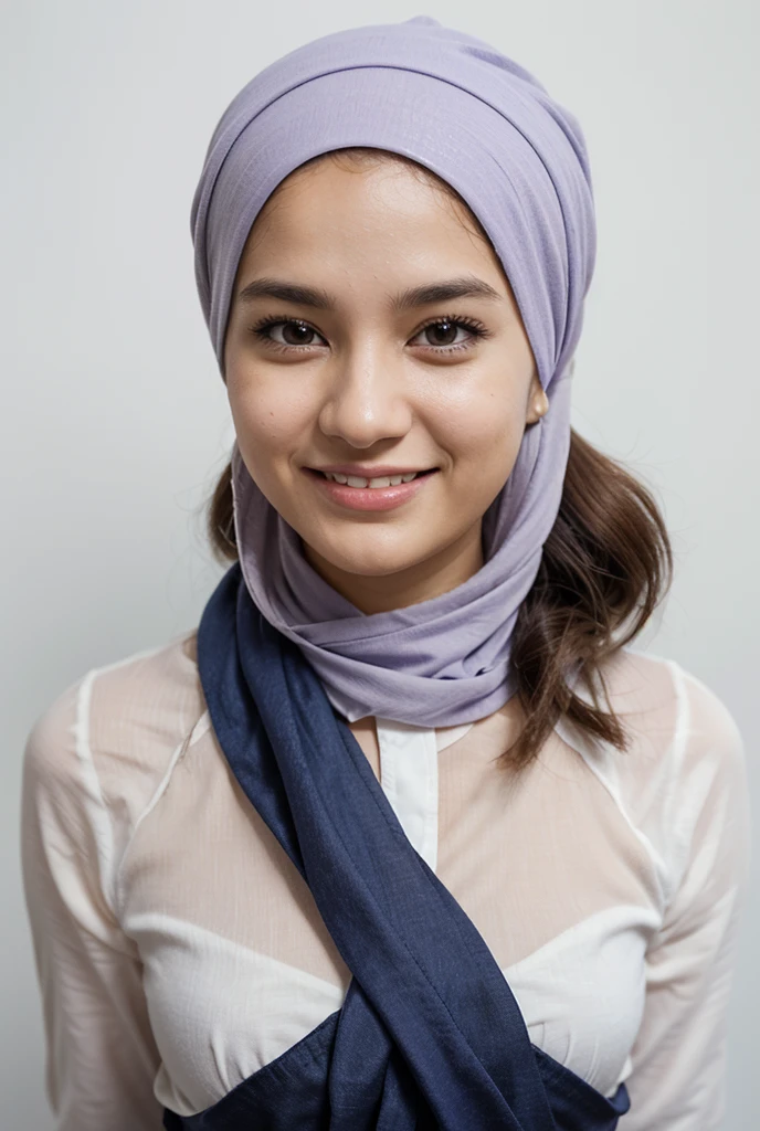 ((Femboy)), hijab stylo Stylish, adorable, 1 femboy, (face to face), 10 years old, ((baby face)), (CHEERFUL face expression), half body portrait, (face details: 1), (eye details: 1), ((Tiny breasts)). Cute posed. proportional body. Ultra High Res. realistic: 1.4, UHD, Pink Garter Belt 