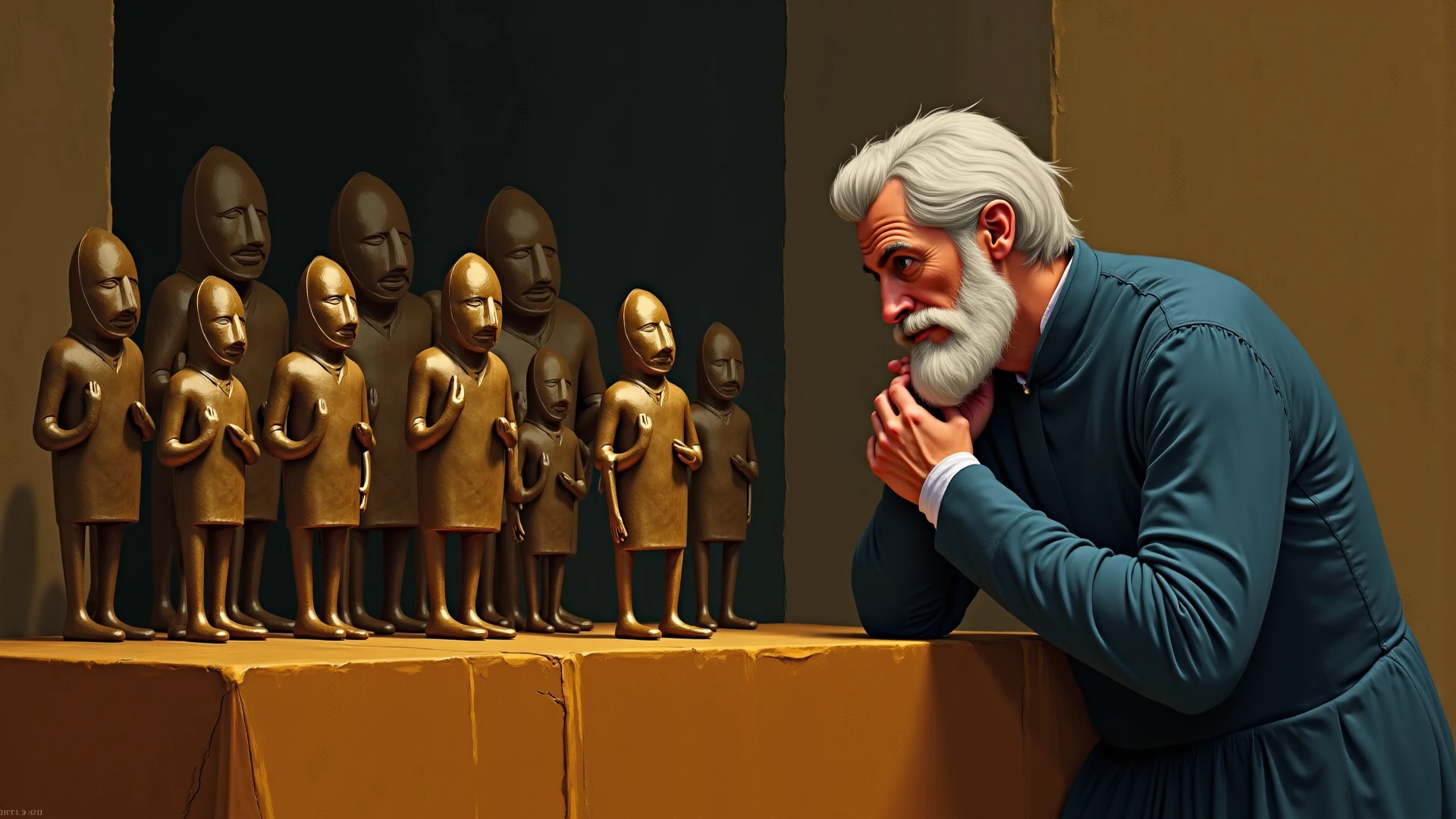 masterpiece, Top quality, in 32K, perfect anatomy, hyper detailed, super fine illustration, The thick man is a brutal retarded prisoner, hairy human, 50yo in Japan, (fatness: 1.0), Fatty muscle, Bowleg, disappointment, incontinent, shy, sissy, Weaker than children, Drool, Round face, be diaper check by children, waddle, There is a small puddle under him, incontinent, short legs, Bowleg, spread legs, wear a White cloth Diaper, Bare belly, Bare legs, Bare foots, Bare soles, Shirtless, wide forehead and short thinning hair, Man with round face with stubble, Bare foots, Bare soles, He enters nursery school and is despised by children, Entrance ceremony commemorative photo, He surrounded by children, His bottom is wet, Bare foots, big butt, he is scolded by the children, White Diaper, He surrounded by children, sobbing, wear a White cloth Diaper, shirtless, There is a small puddle under him, He enters nursery school and is despised by children, big butt, sobbing, He crawling to go to children, on all fours, side view