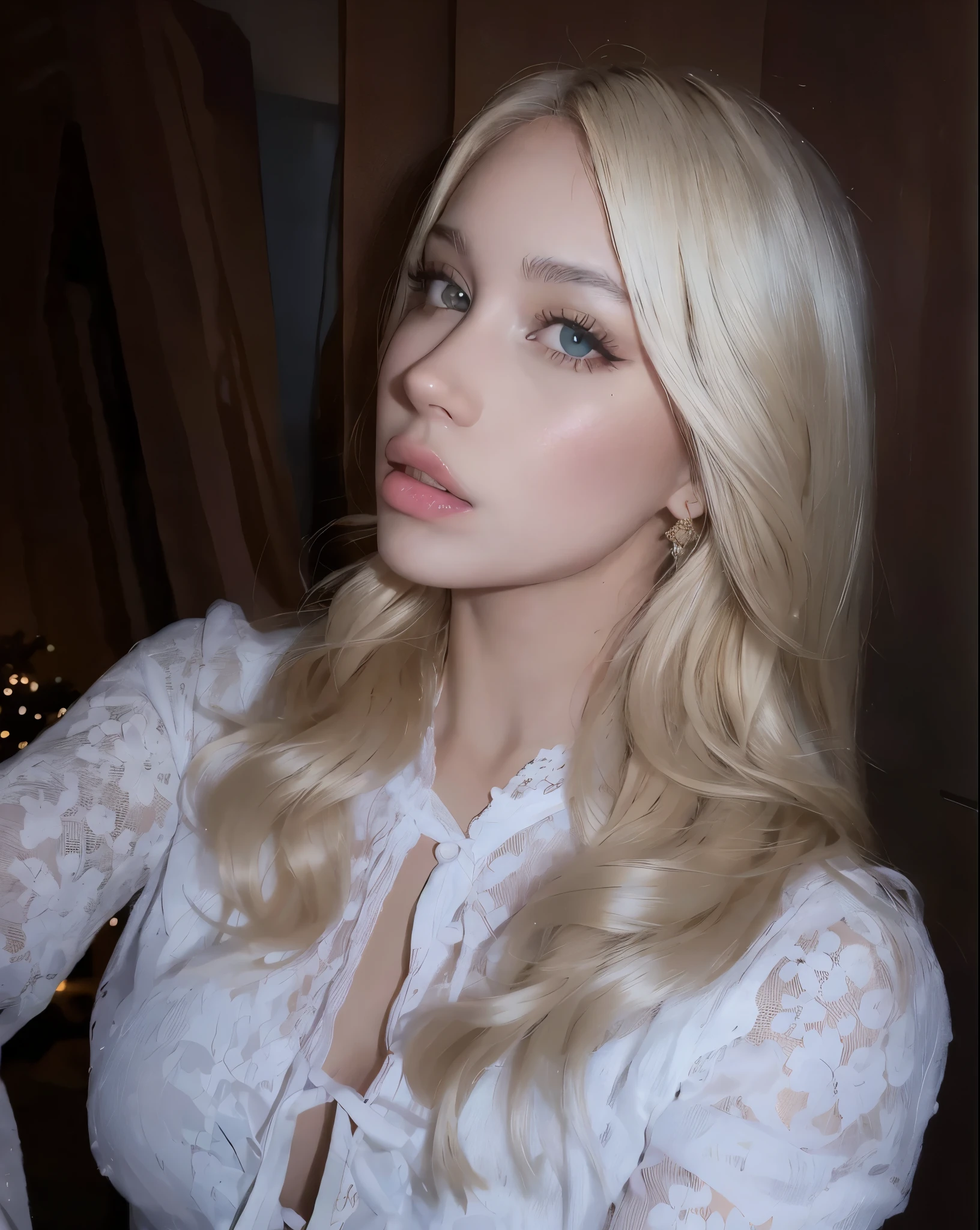 Chica rubia hermosa