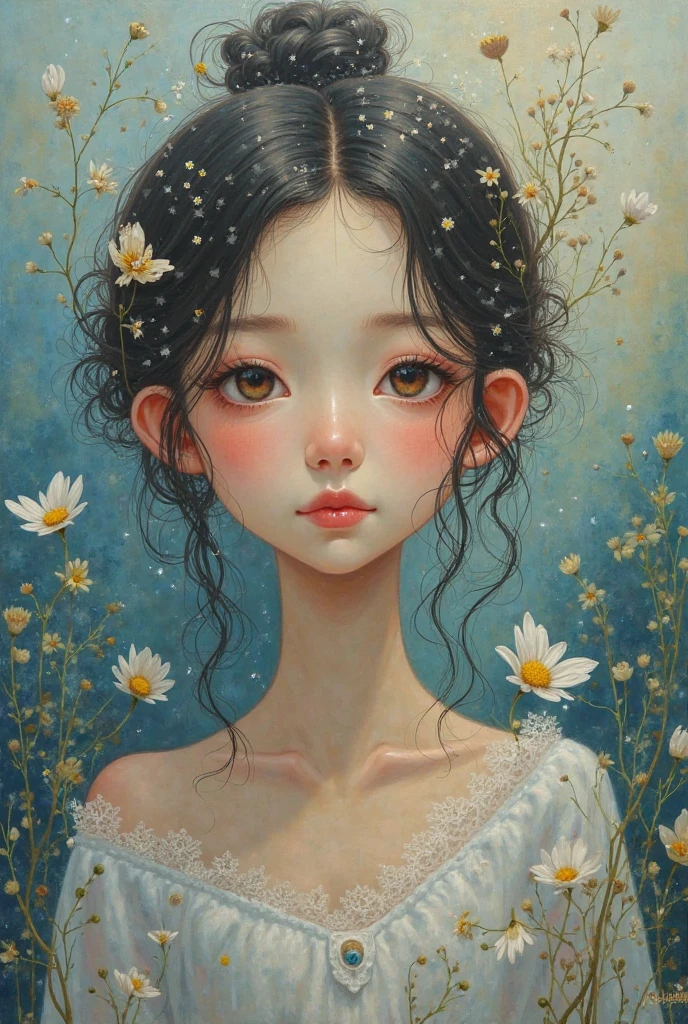 a beautiful illustration of 1 girl,upper body , extremely long hair, flower blossom, bubble, air bubble, butterflies, holy light,
best quality, masterpiece, ultra high res,surrealism, dream-like, <lora:mihohirano-04:0.8>, <lora:no135Girl_v10:0.8>