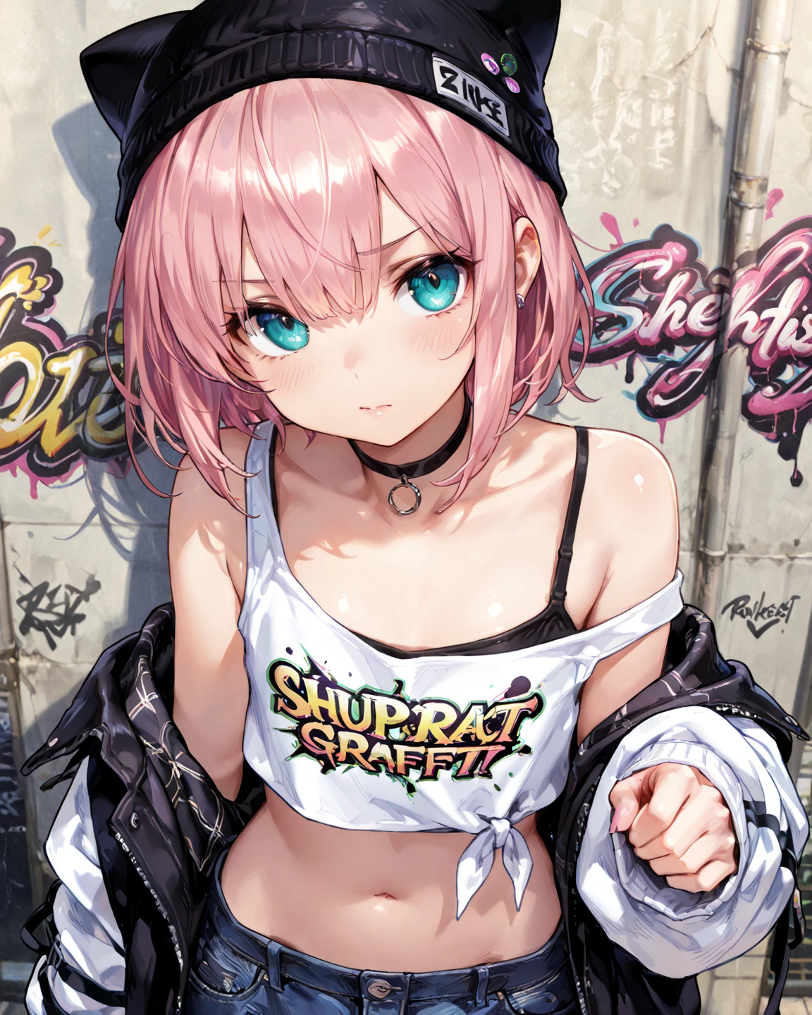 (masterpiece, best quality), intricate details,
1girl, <lora:vegapunk_lilith-10:0.8> vegapunk_lilith, headphones, pink hair,
blushing, sweating, hot, flustered, boob sweat,
<lora:magic-fantasy-forest-v2:0.5> magic-fantasy-forest