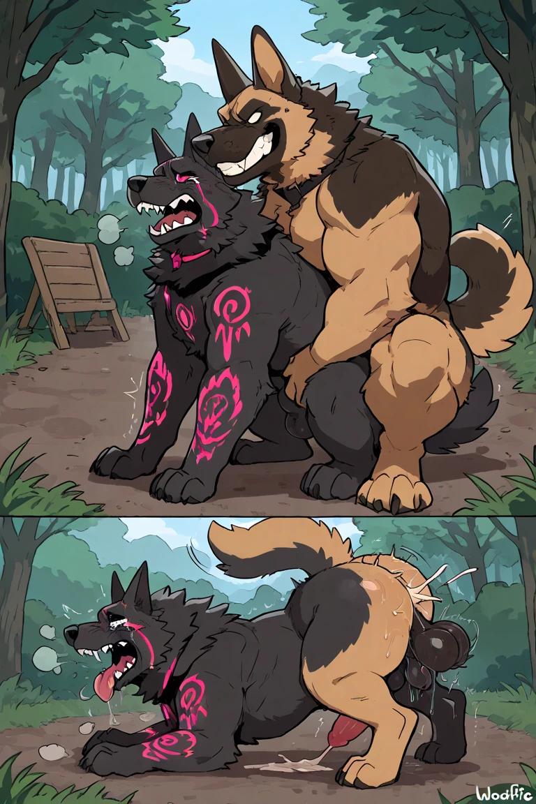 (by zackary911 and braeburned and photonoko and dimwitdog and seibear and hioshiru and eternity-zinogre and whisperingfornothing and nnecgrau and ravieel and meesh and riska and edjit and thousandfoldfeathers and tofu froth and cerf and marblesoda and desertkaiju and klaide and wizzikt), (black wolf), (handsome black wolf:1.8), (athletic:1.7), anthropomorphic animals, (carbon black fur:1.8), (red penetrating eyes), beautifull body, (loincloth), big , (big canine penis, (knot), (milf whitef mom:1.9), (random mom:1.8), (white wolf), (beautifull vagina), (dickst butt:1.7), (erotic p1.7), (motios:1.6), (heavy breathing), (tongue out), (on all fours:1.7), (praying for dick:1.6), (exposed butt:1.6), (beautifull breastsbeautifull vagina), (bl grabbing the female),st cumming), (big fluffy tail), (incest sex:1.8), n female:1.6), (cum on mouth1.orest),artially submerged:1.5), (looking another), (erotic grin), (front view), (erotic angle view:1.7), (s view:1.7),-angle view:1.6), (erotic leg:1.8), (jishinu style:1.8)