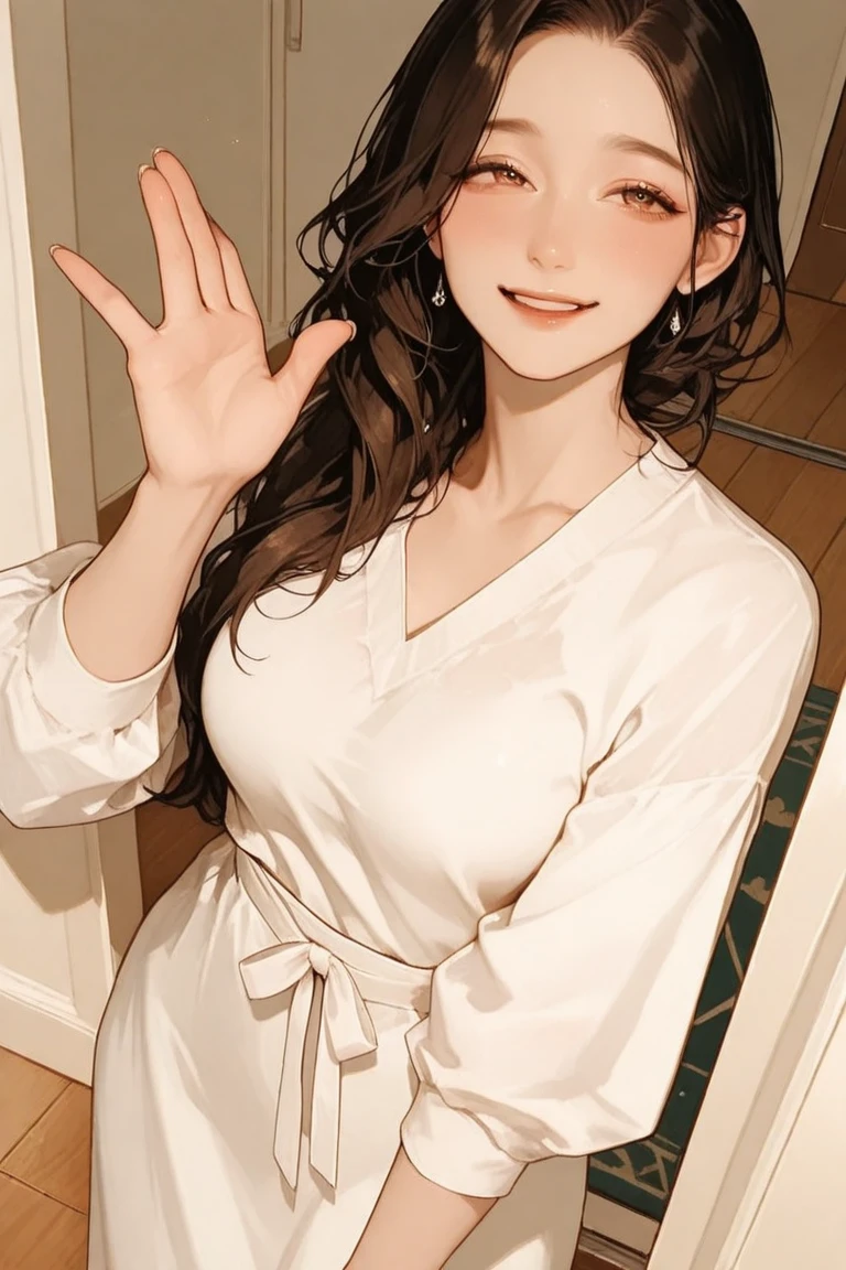 highest quality、High resolution、Detailed Background、(Beautiful face in every detail:1.4)、Anatomically correct、(Draw the usual number of fingers:1.2)、(Detailed facial expressions)、(Detailed eyes:1.2)、(Detailed eyes:1.2)、Beautiful, smooth skin、Beautiful women in their 20s、(Highly detailed face:1.4)、Cute hair color、Cute hairstyle、Wavy Hairstyle、Perfect body line、cute gesture、
(Woman enjoying relaxation time at home:1.5)、
You can create a sexy mood by placing candles in your living room or bedroom and lighting them with soft light.、Choosing a scented candle will make you feel even more relaxed.、
Enjoy a relaxing massage or body care session at home and take the time to love yourself.、Enjoy your skincare time by using aroma oils and body creams.
