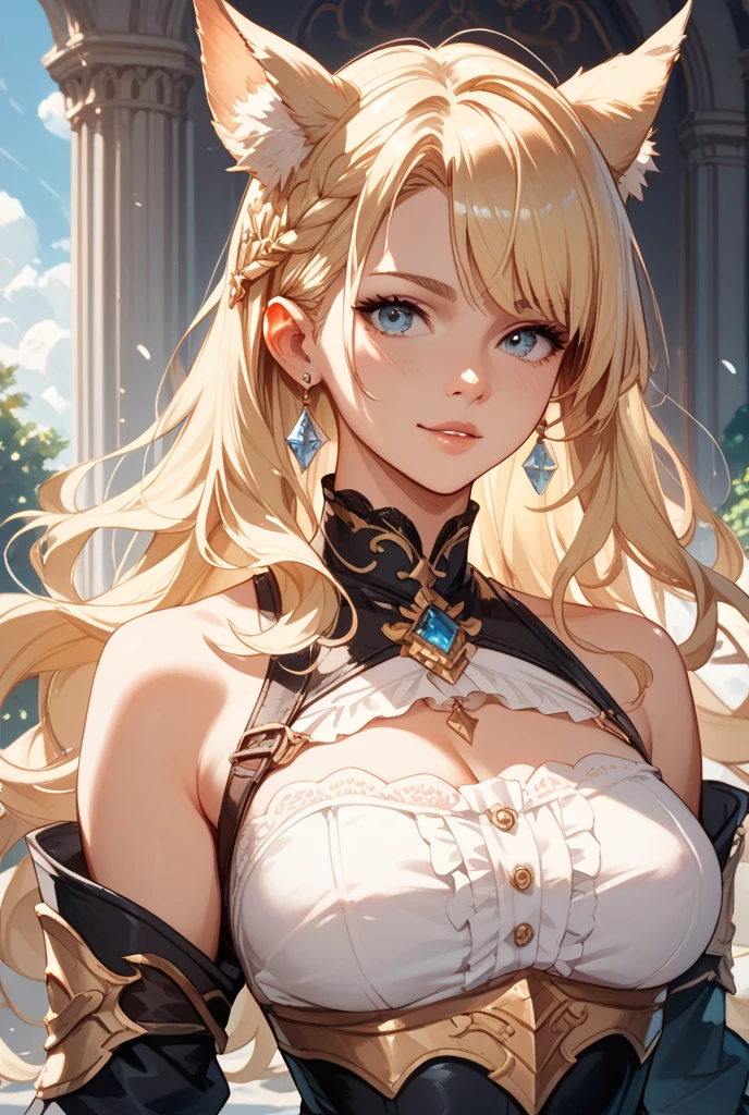 (masterpiece, ultra detailing, highres, illustration, best quality:1.2), anime 1girl, upper body, detailed shading on anatomy, anime lighting, highly detailed clothing, stylized, aesthetic, immersive realism, using great worldbuilding to achieve a great sense of realism, made by a pro artist, a mastery of techniques and a intricate attention to details, amazing eye details, stunning background