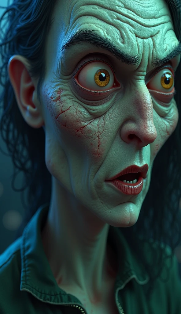 fallout zombie , lauterbach, glasses, detailed, 8k