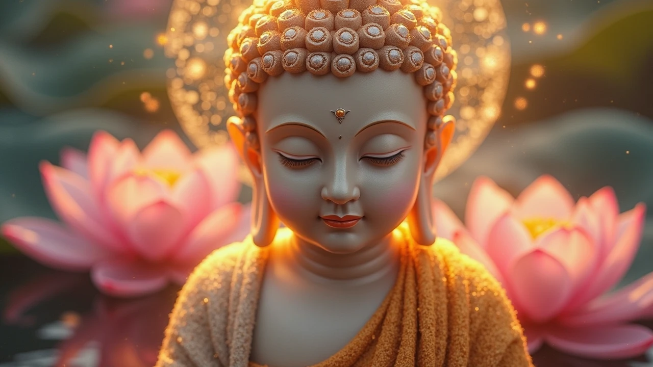 Buddha three head
