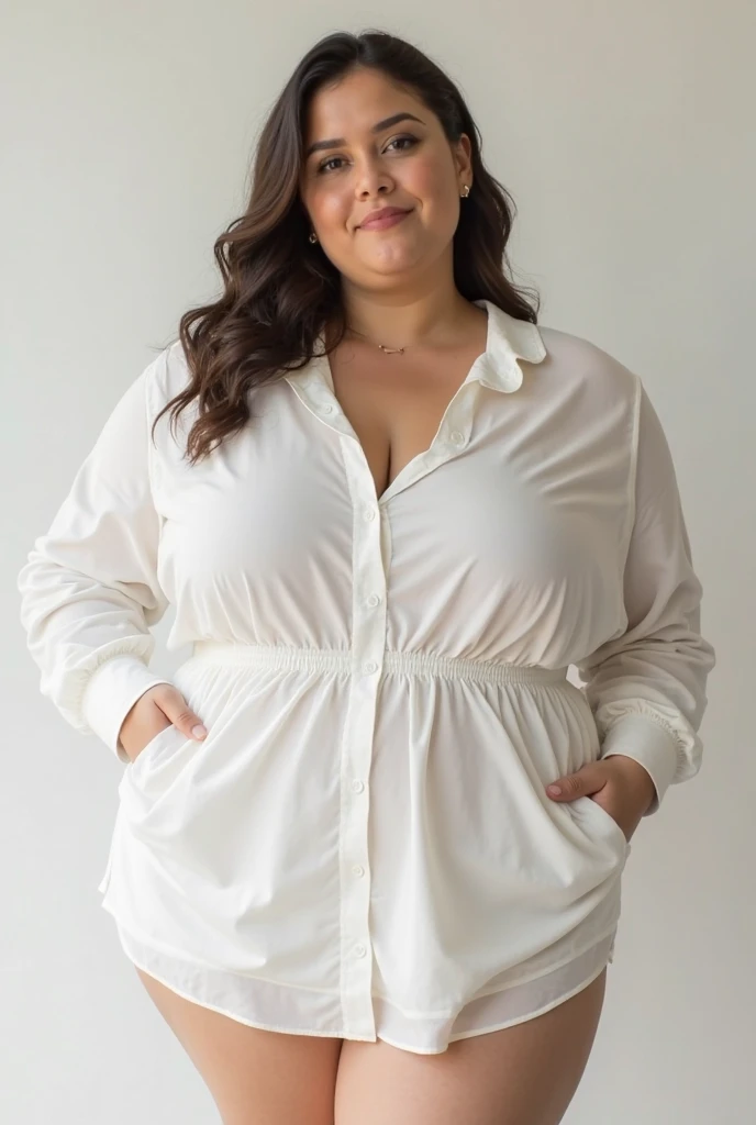Fat woman, 40 years old white Caucasian woman, walking outside, night time, new Orleans, long straight blonde hair, serious, chubby, , elegant, clehick thighs, shirt and pants, big hips, makeup, lipstick