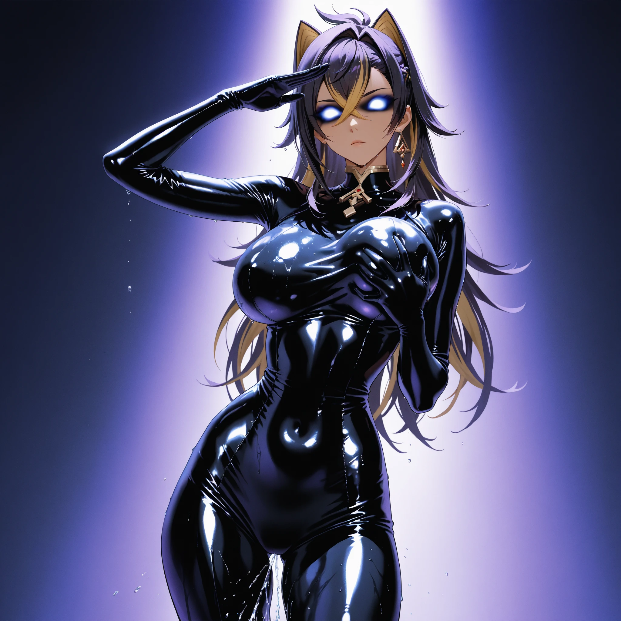 "The extreme level of delicate picture presentation, the heartwarming woman, the mysterious shadow incarnated by the dark power, the virtual world that breaks the plane dimension, the changing beauty of the background, the bioform full of vitality, and the fitted clothing, together present a pinnacle of artistic creation."