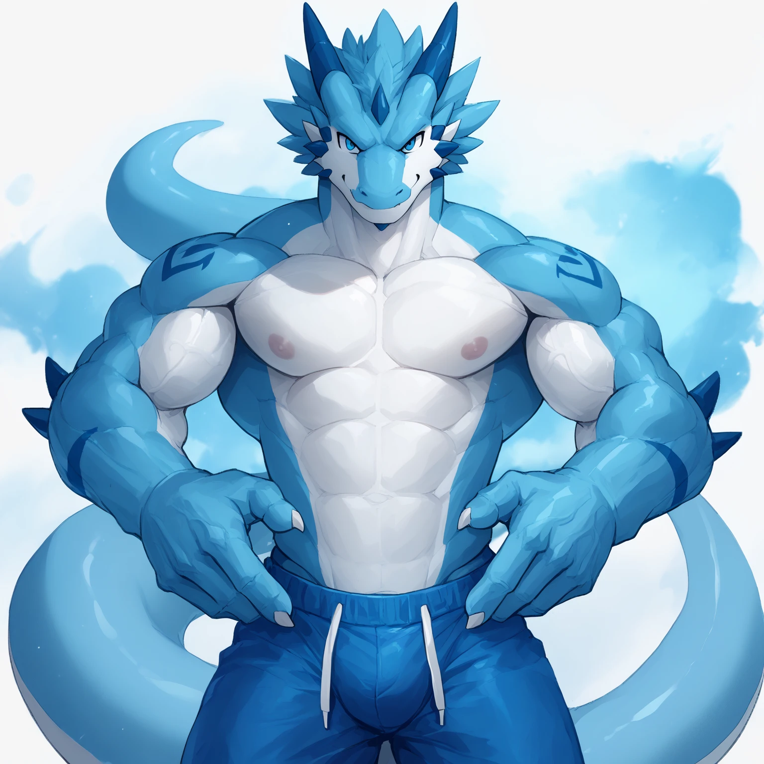 male, Show off wet swimsuit, , pole dance
