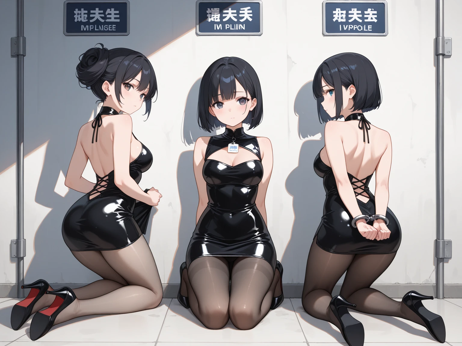 (Face Focus:1.3).(1girll:1.4),(solo:1.2).(view the viewer:1.4). NSFW.bob cuts. (skinny:1.7). (Slim legs:1.6) .White shirt.Erotic face.Short black skirt.crass room. Magic Hour. (Big breasts:1.3). Black hair. Sweat. steam. (grabbing another’s breast:1.5).(leggy:1.7).Mature.nipple look.