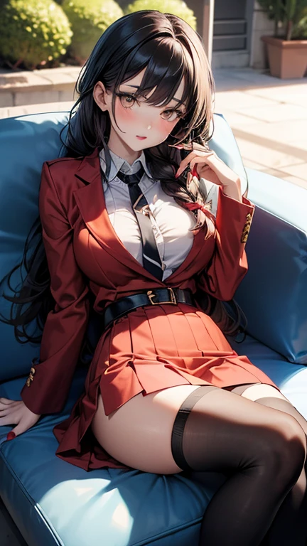 (Increase contrast)、(Increase saturation)、(27 year old super beautiful girl)、(Fair skin)Beautiful woman with perfect figure、Cute Face、long hair、Realな目、Natural Makeup、Beautiful details、(Realistic Skin)、Beautiful Skin、Charm、Ultra-high definition、超Real、Real、Very detailed、、bangs)、(White short coat and knee-high boots、Cute Japanese Idols、Tartan、I can see the cleavage)((Very short mini skirt)) Brown Hair、((On the bed、sleep、Raise your hands、handcuffs、Leg spread、Embarrassed face、Tattered and torn clothes))Leg spread