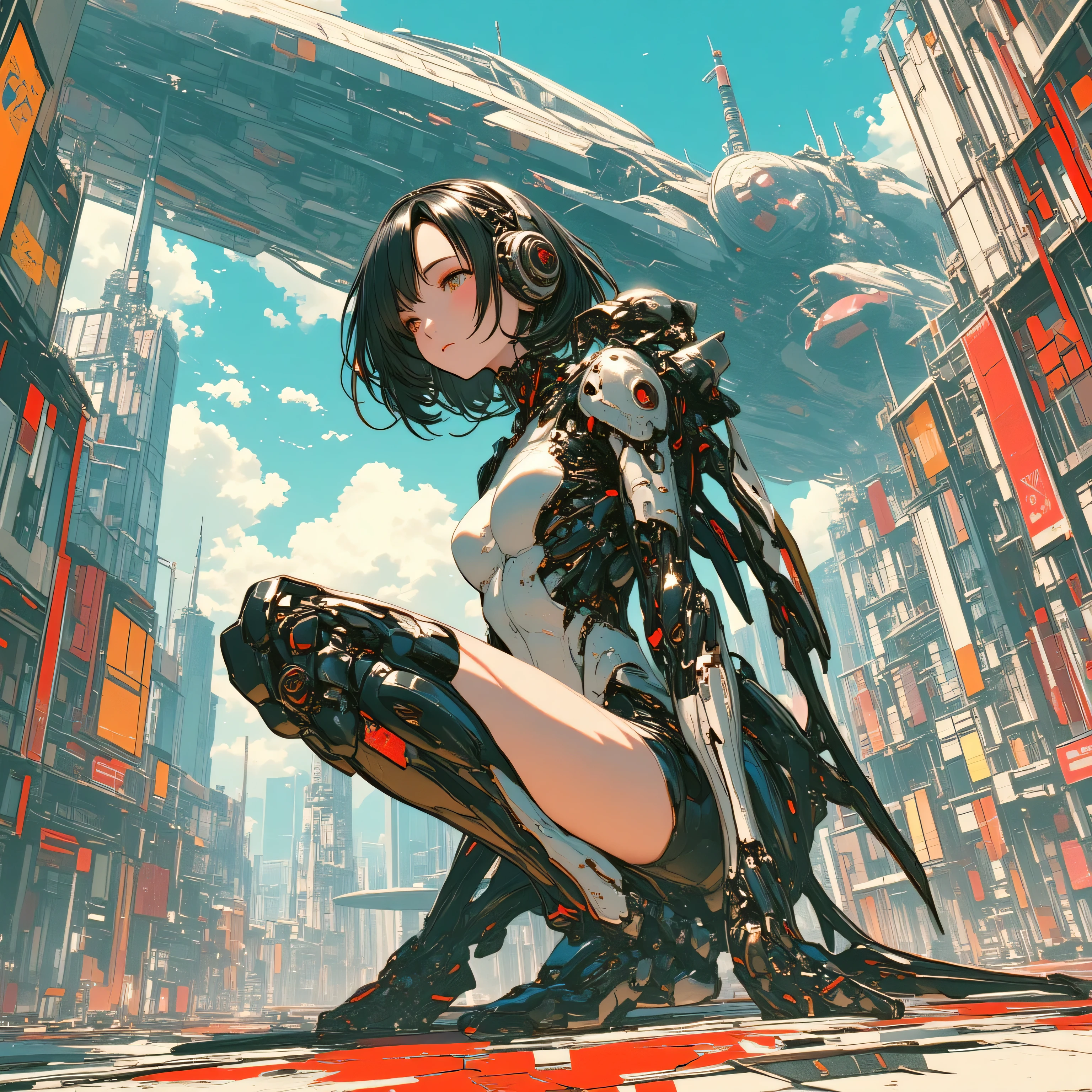 <lora:P14n03l3g4nt3b0n3:1>P14n03l3g4nt3b0n3 rpg character concept art, three cyborgs doing acroyoga while floating in cosmic space, intricate detail, in the style of jamie hewlett kawase hasui riyoko ikeda, 3 d render, artstation trending, 8 k, octane render, photorealistic, sharp detail, manga, black and white, (Masterpiece:1.3) (best quality:1.2) (high quality:1.1)