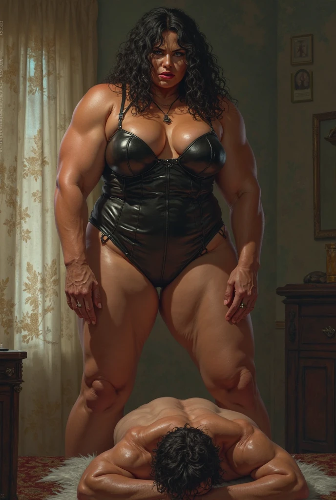 Portrait of a white 35-year-old woman, 350 pounds heavy, Queen Elizabeth II of Great Britain (perfect hands: 1,6), (perfect legs: 1,7), elegant headdressing crown, pearls, wearing a royal gown that falls open, very expressive pose, nude heavy breasts, eyecontact, luscious, bokeh, cinematographic rendering, 32K, RAW, tintype borders, on a 19th century beautiful decorated sofa, squatting, lecherously posing in a black room :1.3, ecstasy,light sunny atmosphere,gritty texture,melancholic expression, provocative pose, slightly smiling, A supernatural sensation,, Realistic, illustration, (CG:1.2), Very detailed, Unity ,8K wallpaper, Fine details, Sharp, official art, Incredibly Ridiculous res,high resolution, Beautiful detailed girl, full body, nice breasts, vagina very well illuminated, (nude vagina: 1,9) Excited expression, beautiful face light, movie lighting, delicate lights on the dripping crotch, spreads her legs apart, revealing nude breasts and nipples,