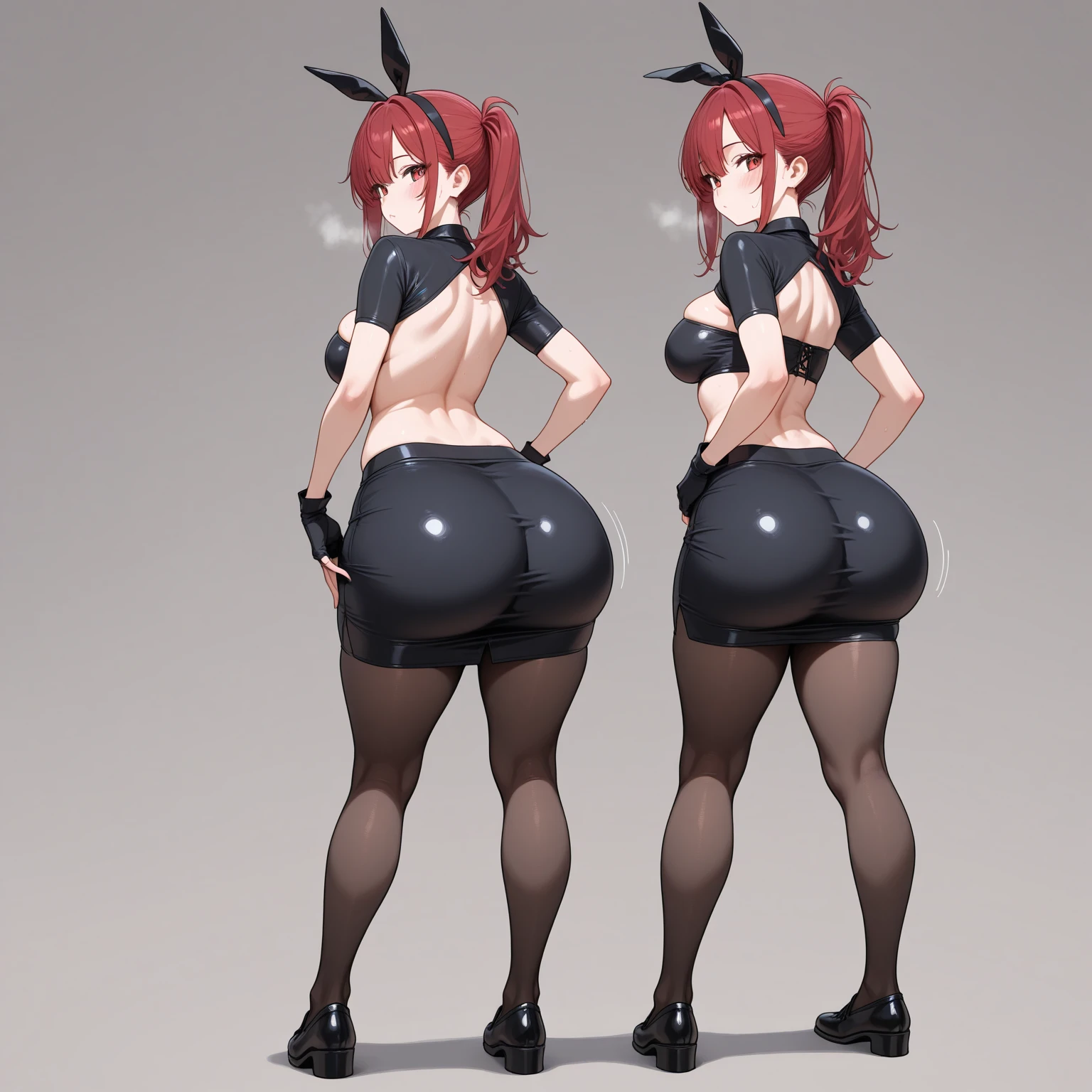 Three Short Femboys with thick thighs huge ass and thin waist, flat chest