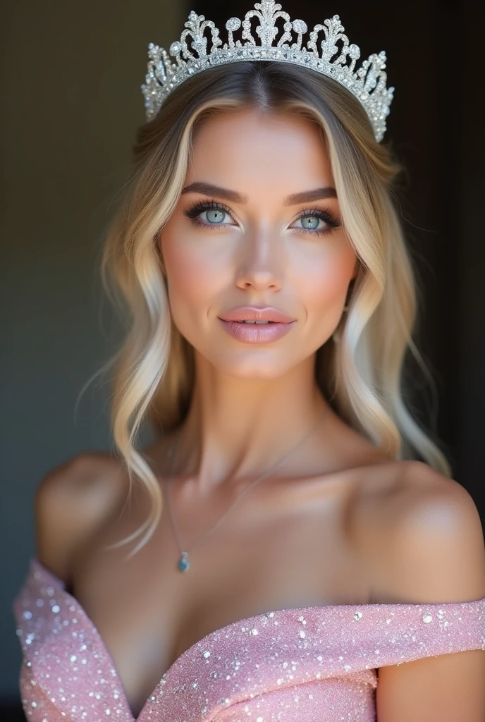 (8k, Best quality, real picture, complex parts, ultra-detailed, Ultra high resolution, depth of field (photorealistic, realistic:1.2), masterpiece, 0.4 :: full body shot:1.35, side angle shot, Above,
(1girl, Sophitia, Incredibly beautiful 25-year-old Caucasian MILF, blonde hair:1.2, long hair with low connections_long_hair, hair_tape, blue_tape, green eyes, shiny skin, flawless skin, bright skin, big breasts:1.2, lush, jewelry, wedding ring, light blush