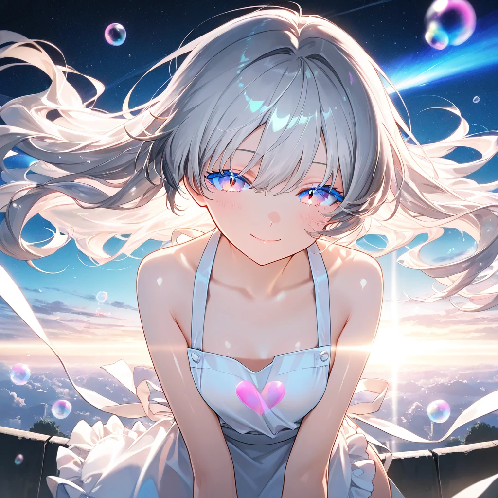 masterpiece, best quality, 1girl, white hair, smiling, looking at viewer, adult, fully mature, masturbation, natural pubic hair, big boobs, nice ass, , erotic poses