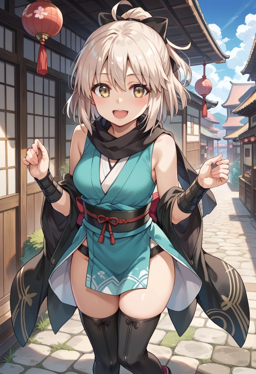 ((masterpiece, best quality)),high resolution,ultra detailed,8k,16k,detailed background, perfect lighting,detailed beautiful eyes,1girl,nsfw,embarrassed,blush,look at viewer,show off nipple,show off breast,show off pussy,clitoris,steam,sweat,seductive eyes,(close up face,from above:1.2), (pov:1.4),(front view:1.2),fisheye lens,open mouth,stick tongue out,1boy,1penis,(vaginal,sex:1.3), penis in pussy,(happy smile:1.2),show off pussy,pussy juice,boy on top,face to face,in heat,spoken heart,open arms for viewer,half closed eyes,qingque,blond hair,low twintail,hairclip,green eye,,kawaii,over size head,teenage,small breast,old chinese house,night sky