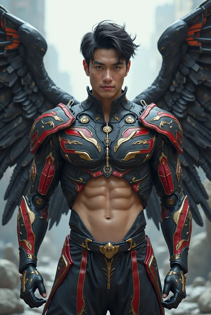 top-quality、​masterpiece、超A high resolution、(realisitic:1.4)、详细的脸、独奏、１human male、The upper part of the body、Dark hair、glistning skin、dense skin、(asian human)、architectural、(absurderes、hight resolution、ultra-detailliert)、、1 male、Adults、(20-year-old man)、a handsome、tall muscular man、broad shoulder、extra very short hair、angular jaws、thick neck、thick eyebrow、extra very short hair、A dark-haired、fine eyes and detailed face、 Highly detailed CG Unity 8K wallpapers、intricate-detail、(Style Swirl Magic:0.7)、looking at the spectator、独奏、(full body Esbian:0.6)、细致背景、A detailed face、dynamicposes、、Urban background、dynamic compositions、 big muscle、、((((Crotch bulge))))、a handsome、 ((masutepiece:1.4, Best Quality)), ((masutepiece, Best Quality)), (photographrealistic:1.4)、(((M-shaped legs)))、, Pubic hair, Open legs, Naked, Abs, ((Erection 1.2)), emphasis, (Moccoli: 1.4), (Manly chest plate)), Sweating, (He is wet, Wet 1.2), , (Gonzo, View from below: 1.2), (Slipping thin underwear, Wet and beautiful 1.4)), Blood vessels in the arm、Lakes and trees々々々々々々々々々々々々々々々々々Beautiful sunset on background, colorful skies, surreal colors, colorful sunset, Colorful sky, Amazing reflections of the sky, Amazing skies, Dreams as an 8K atmosphere, Colorful clouds, Colors reflecting off the lake, Surreal sky, Red and blue reflections, Fire reflection, Beautiful sky, beautiful and spectacular dusk, Beautiful dream landscape、Charai、((Maybe for me))、japanese male、from back view、posterior view、buttock、Big butt、all-fours、very thin waist)、((、Biomechanicalized endoskeleton transparent body rainbow neon lighting pattern and intricate details、 With big angel wings))