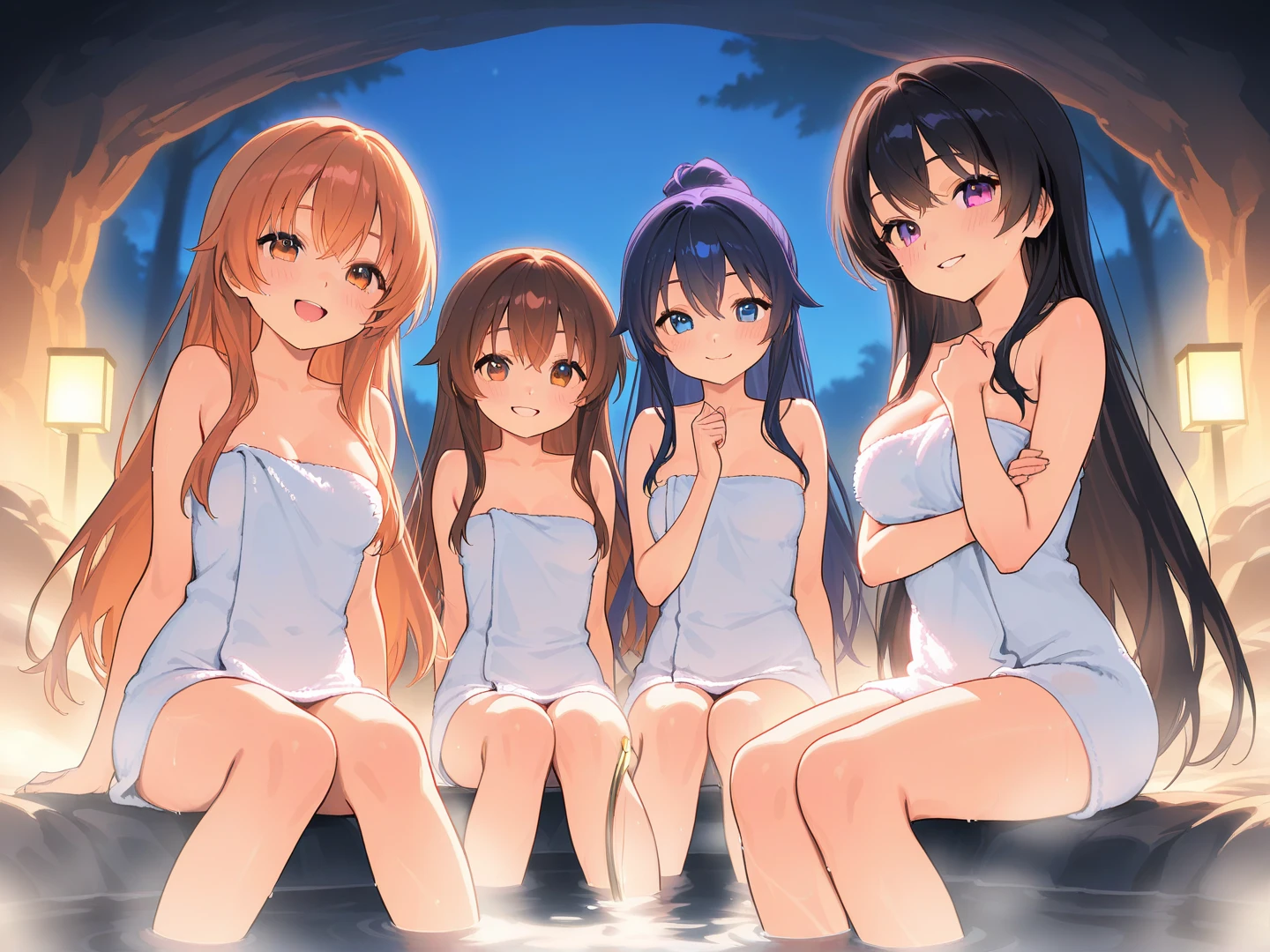 ((anime character Clone-girls Art)), ((anime style)), ((Best Super High quality Clone-girls illustration Art)), (((16K, Highest quality, Ultra-high resolution))), (((((It's a very unrealistic and delusional worldview.))))), Brown haired girl, hazel eyes, caucasian, fair skin, pink Swimwear, Very detailed beautiful female body, Very detailed, perfect body structure, ((Big Breasts)), (((A seductive smile))), ((((((((Highly detailed cloning depiction, 1girl-1,000,000clone-girls)))))))), (Very detailed, The detailed depiction of the proliferation of Clone-girls, ((With perfectly identical Clone-girls' bodies, With the exact same face as Clone-girls, With the exact same hairstyle as Clone-girls, Dressed exactly like the Clone-girls, Exactly the same height as the Clone-girls, perfectly cloned girls with super big breasts), (((((1,000,000,000,000,000Clone-girls))))), (Very detailed depiction, From the surface of the water, 100,Over 000 people, Clone-girlsが, From face to upper body, Repeated extension々And wells up), night, Starry sky and full moon, walk, Approaching here, 1The girl in the row holds out her hand