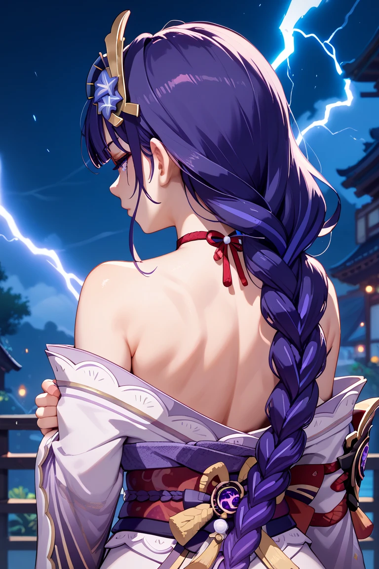 General Lightning General of Lightning \(Genshin Impact\) , General of Lightning - SeaArt AI