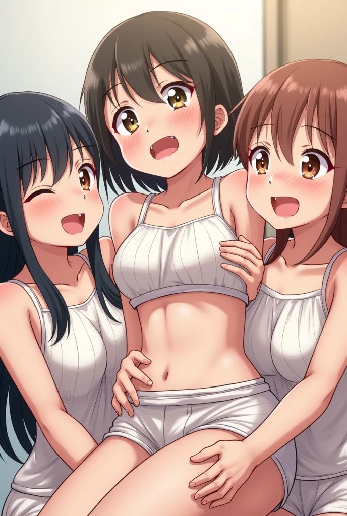 TornTシャツ、Orgy、Torn、Orgy、Wide forehead、Orgy、See-through、Orgy、pink、Orgy、smile、Orgy、Get angry、Orgy、heart、Orgy、Shorthair and twin tails、Orgy、Long Bangs、Orgy、Torn、Tornスカート、Orgy、stockings、Torn