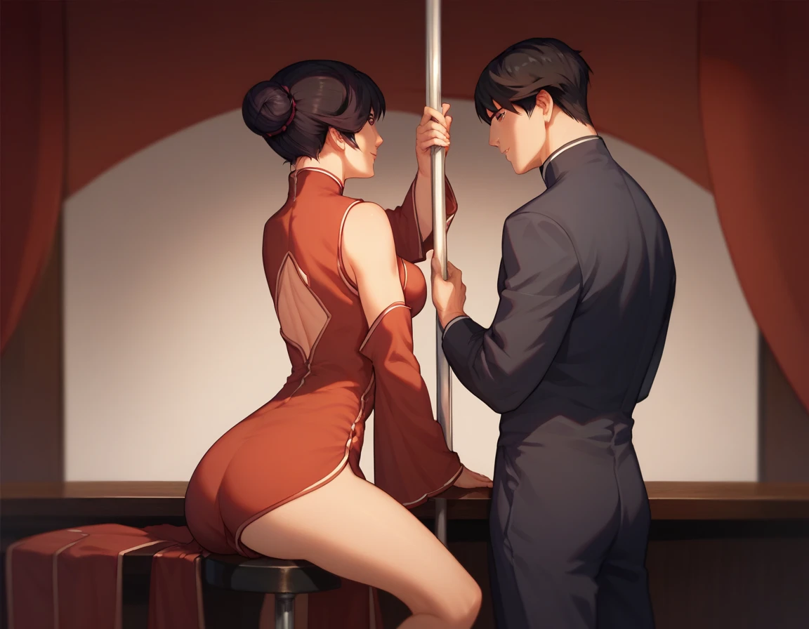 Act I:2 Plump men, chubby, extremely thick thighs, large belly, fat, wearing a jacket, white formal wear, sports glasses, bearded, watch on wrist, pulseiras no pulso, gold chain around the neck, rings on the finger, they are talking and gesturing with their hands.
Act II:Now they are sitting in a chair eating burgers at a table in an outdoor cafe talking, your cell phone is on the table。
Act III:now the two men are at the mall in a men's t-shirt store and they are examining the t-shirts 。
Act IV:they are inside a music club with a DJ and lots of people dancing around them they are drinking drinks。
Act V:They're in the car driving at night going to their apartment。
Act VI : They are looking at each other and caressing each other and then kissing each other on the mouth. ( Varied image angles. Act VII : Entering the apartment they are having drinks and soon they take off all their clothes and caress each other they get excited. They start having sex on the living room carpet, they are feeling enormous pleasure, it is a very intense sexual relationship, their bodies are exaggeratedly sweaty with pleasure and sex, ((( sexual act similar to Japanese henrai)))