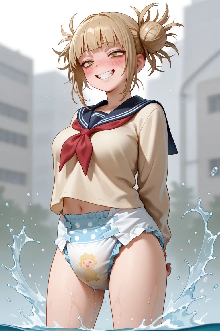 girl、primary school student、small breasts、blonde、twin tails、全naked、Soaked、Ahegao、Cumming face、Squirting、Pussy、dildo、insert、、naked、not wearing anything、muscular、slender、、Tiny、beautiful breasts、figure 11 abs、cowgirl sex、spine、penis、insert、