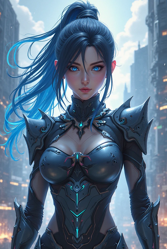 unreal engine:1.4,UHD,The best quality:1.4, fotorrealist:1.4, skin texture:1.4, masterpiece:1.8,(masterpiece, The best quality, 1girl, only, intricate details, chromatic abberation), realist, ((medium breathment)),(mini skirt blue cyborg :1.4) , Long black hair with fringes, blue reflections,cyberpunk lingerie network,pantyhose,orange miniskirt, blue light background Hair over one eye, blue eyes, earrings, sharp eyes, ciborg robot, neon shirt,white Open jacket, (symmetry eyes),(perfect symmetrical body),ciborg:1.4,CG, Night bokeh lights, Graffiti, dim lighting, street alley ,franco,,beautiful fine hands,wallpaper,Nikon 85mm,dynamicposes, realist:1.5,fine details,Octane rendering,RAW photo:1.2,realism:1.4,fi fantasy art,CG:1.4, epic fantasy art style hd, 4K fantasy art, epic fantasy digital art style, epic fantasy art style, Fantasy Woman, epic fantasy art portrait, Epic fantasy style, hyperrealistic fantasy art, hd fantasy art, epic fantasy character art, epic fantasy art, in style of dark fantasy art, epic fantasy digital art, (face detailed :1.4), ,(Fondo de ruinas de mazmorra en ruinas:1.4 ), (skirt lifted by itself: 1.1), (skirt lift: 1.3), (showing white panties: 1.3), (mostrando panties :1.4)