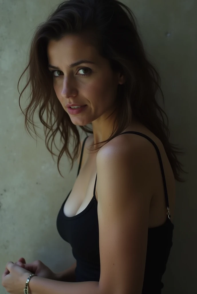 masterpiece,best quality, outdoors, public, street, night, cmhair,  facial, excessive cum, bukkake, cum, cum on body, cum on hair, 1girl, solo, lips, closed mouth, (solo),  brown hair, brown eyes, mature woman,    