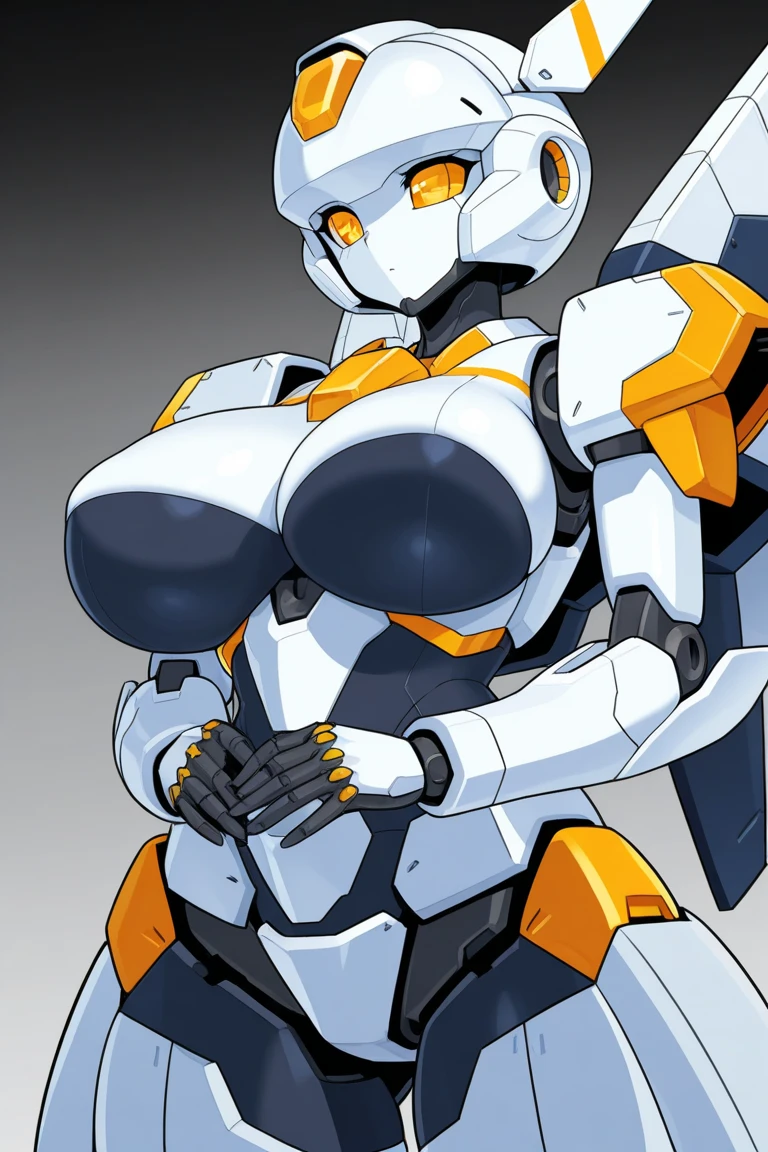 masterpiece,best quality,realistic,1girl,mature female,UltraMarie,armor,glowing,glowing_eyes,helmet,mecha,robot,twintails,yellow_eyes,huge breasts,wide hips,thick thighs,shiny clothes,(spacecraft interior),(Masterpiece :1.1, Best Quality:1.1, 16 K, High resolution), 1womanl,, Ultra-detailed, Illustration,((ultra huge tits:1.5, ultra huge boobs:1.5, ultra huge breasts:1.5, Perfect slim body style:1.2)), hyper detailed face, ultra detailed skin texture,anime,very muscular!, muscular girl, muscular!!, oc commission, muscular!! sci-fi, strong pose, most strongest pose, thicc, super buff and cool, naked, 2 b, 2b, (sfw) safe for work, sfw version, feminine and muscular INFO