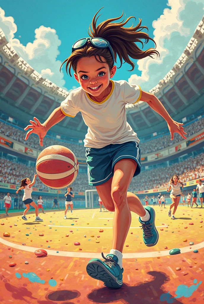 Junior high school girls basketball club reality