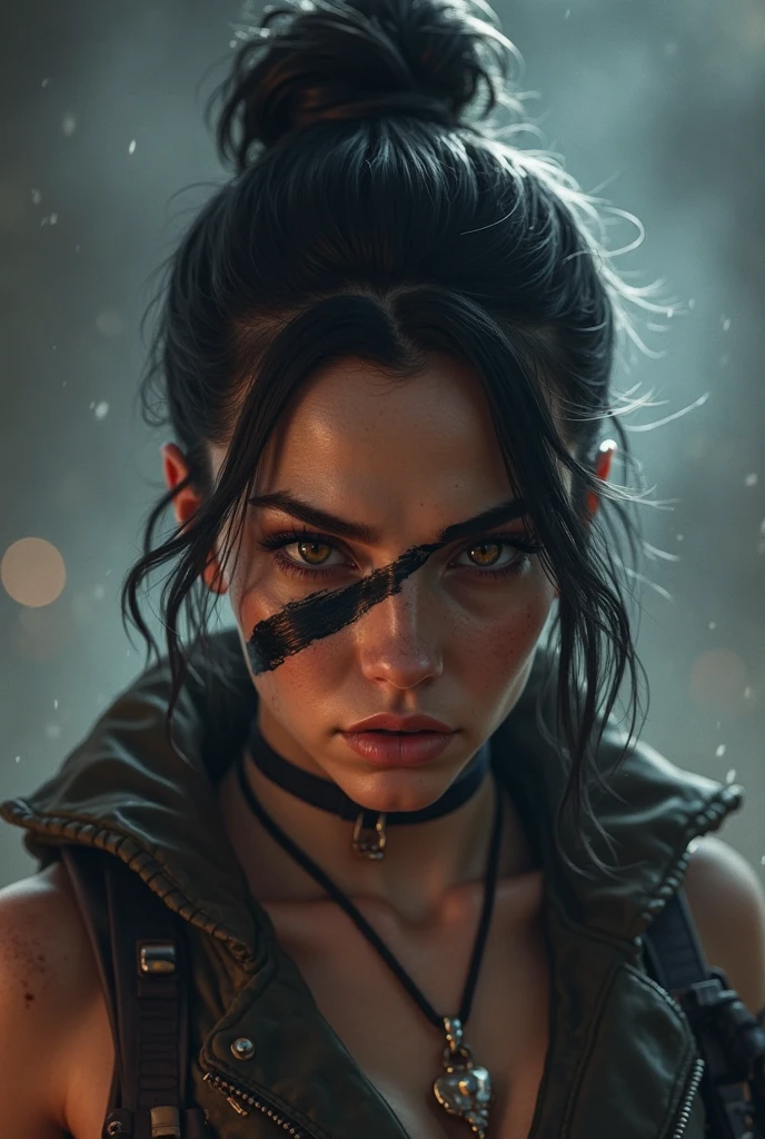 
A female version of Wolverine, long claws, beautiful detailed eyes, beautiful detailed lips, extremely detailed face and features, long eyelashes, female body, tattered clothing, dramatic lighting, gritty, dark, moody, cinematic composition, highly detailed, 8k, 4k , photorealistic, high quality, digital painting, concept art, character portrait